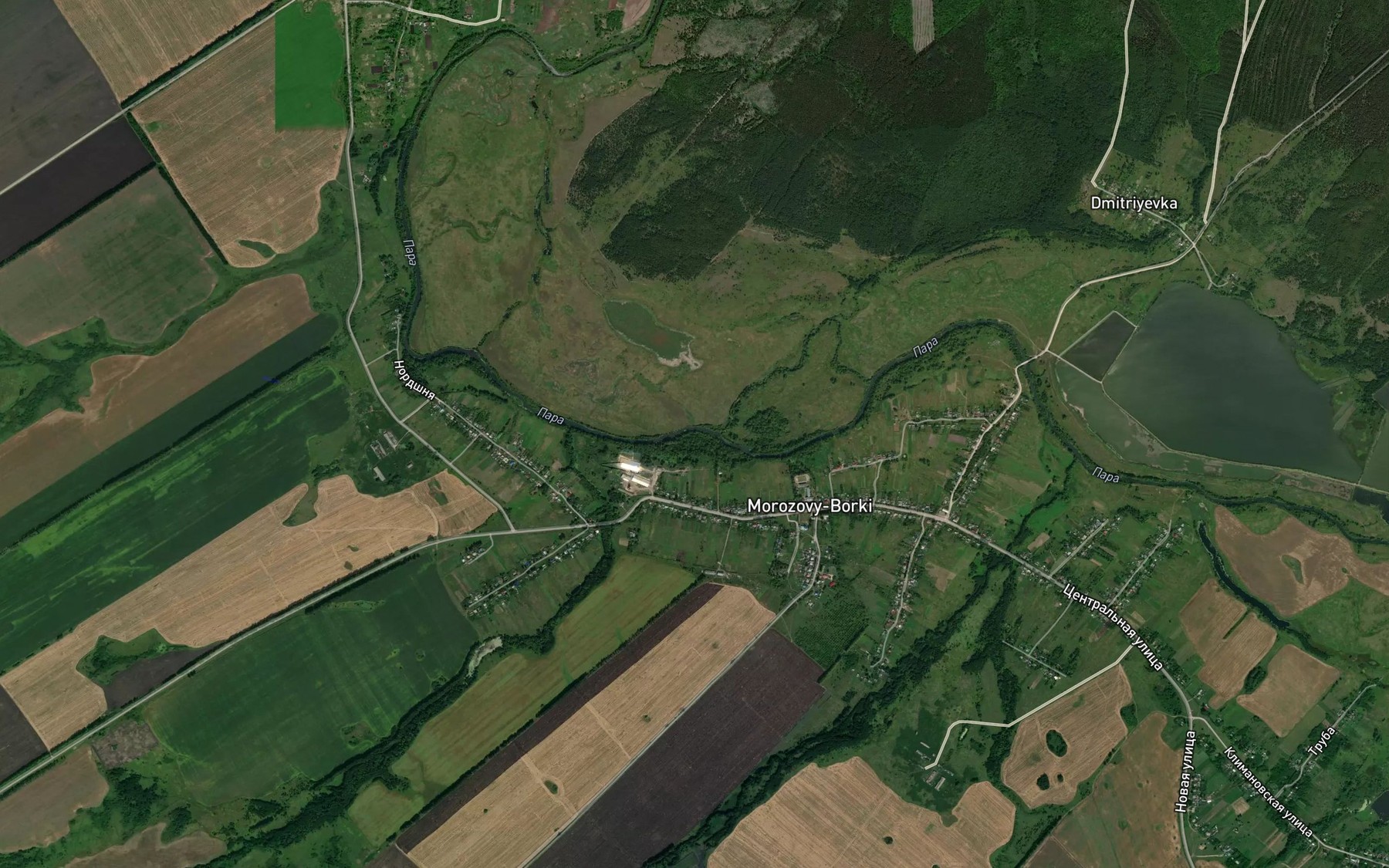 Satellite map of the Shirino