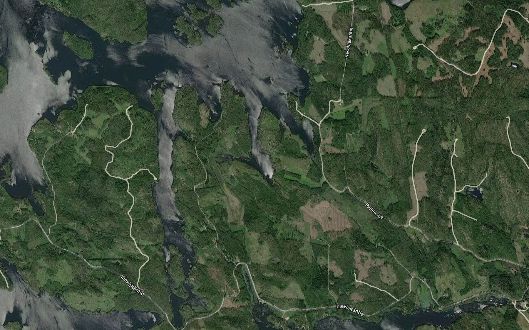 Satellite map of the Hakolahti
