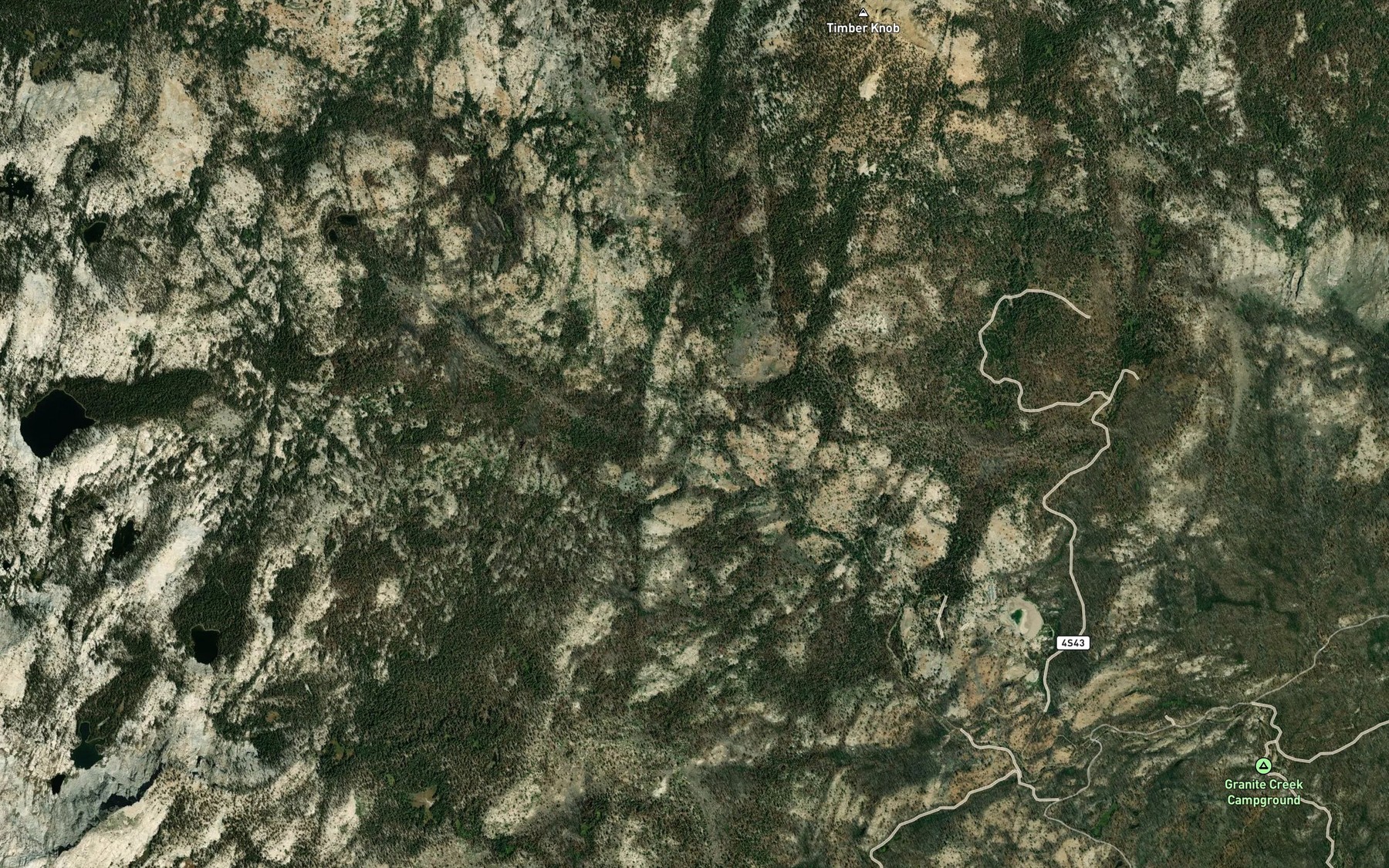 Satellite map of the Madera Creek