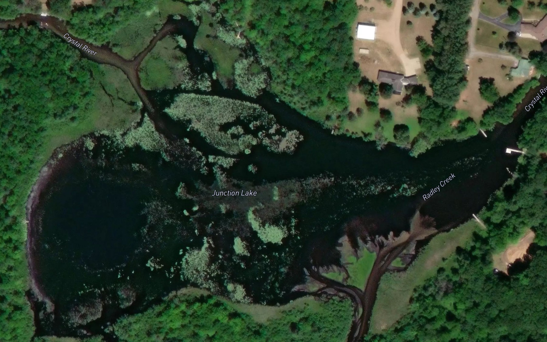 Satellite map of the Junction Lake