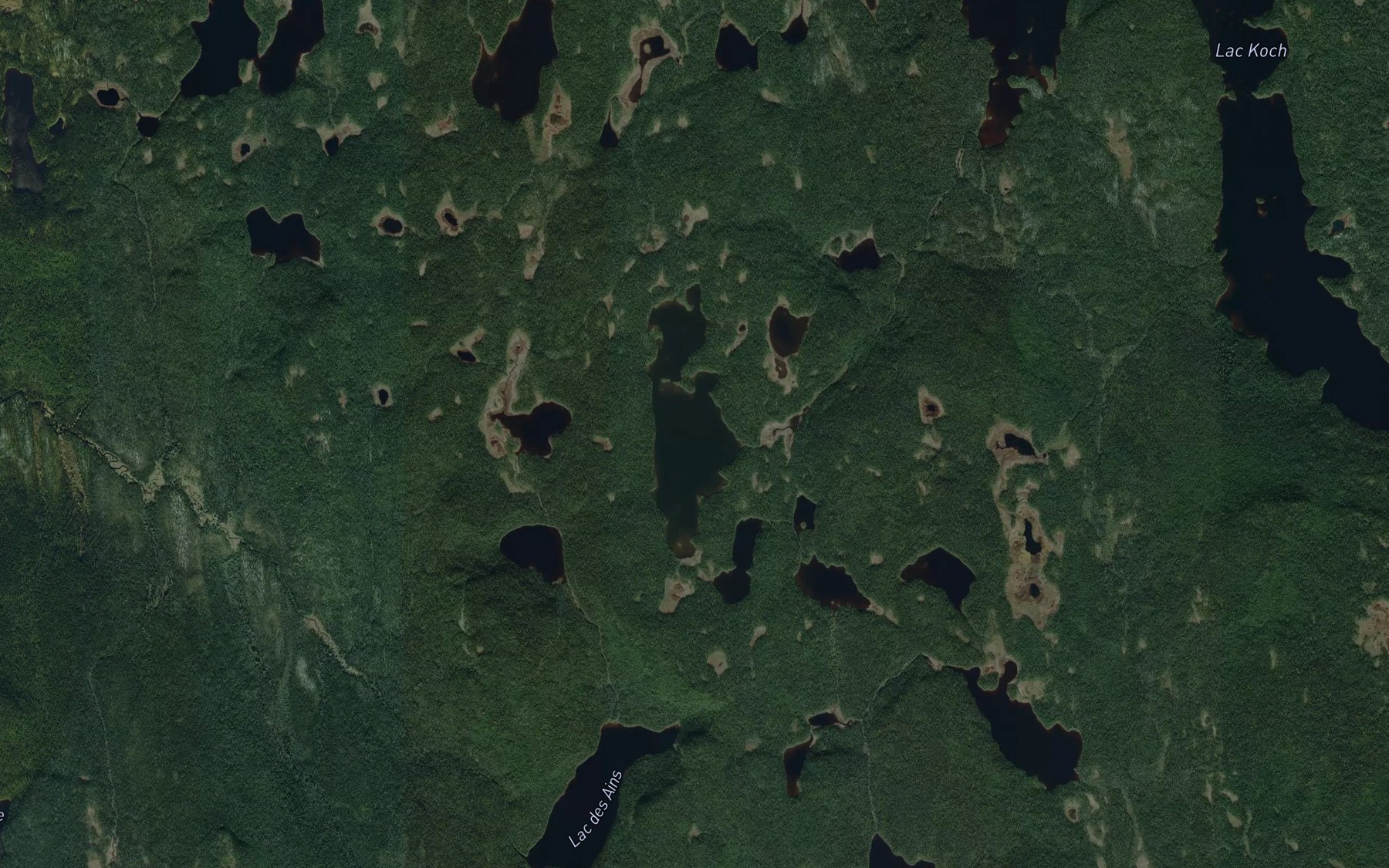 Satellite map of the Lac de l'Anneau