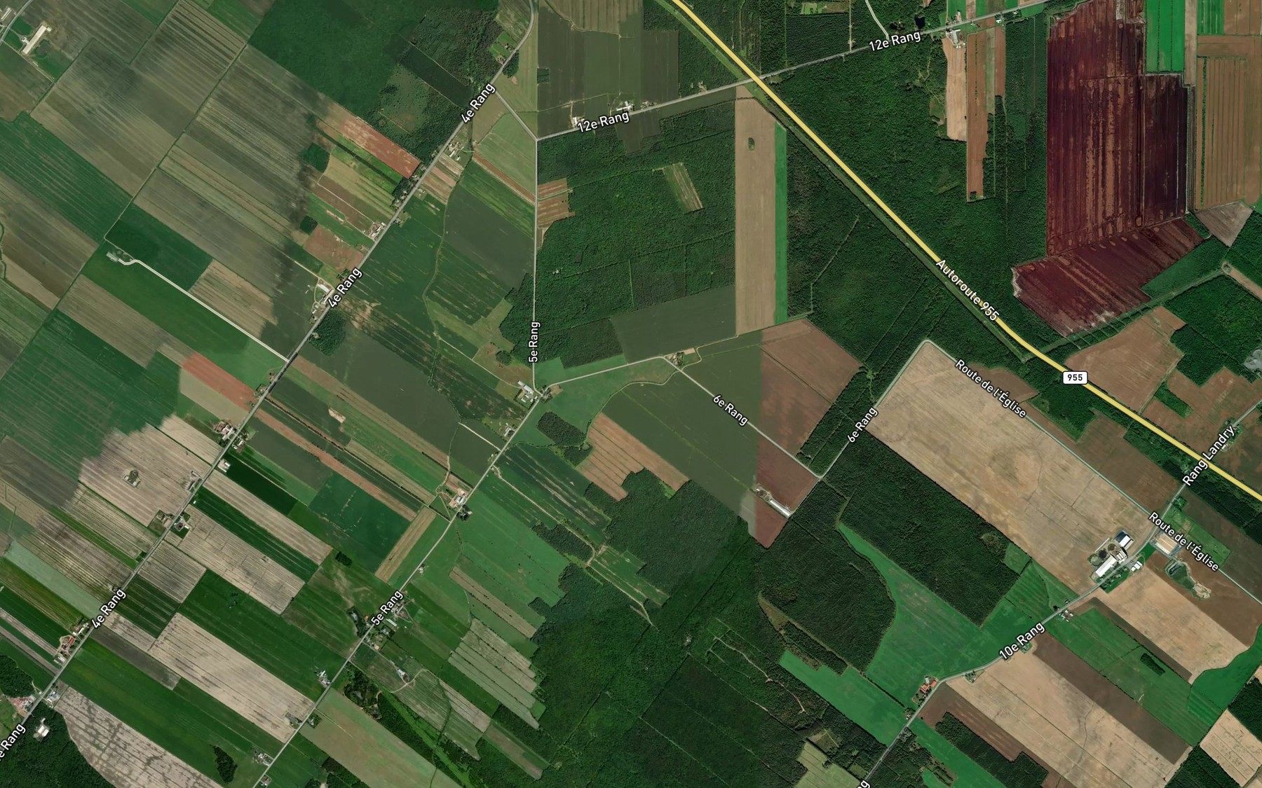 Satellite map of the Ruisseau Fleurent