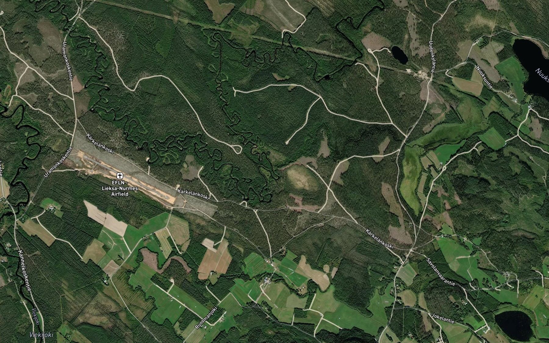 Satellite map of the Kaivospuro