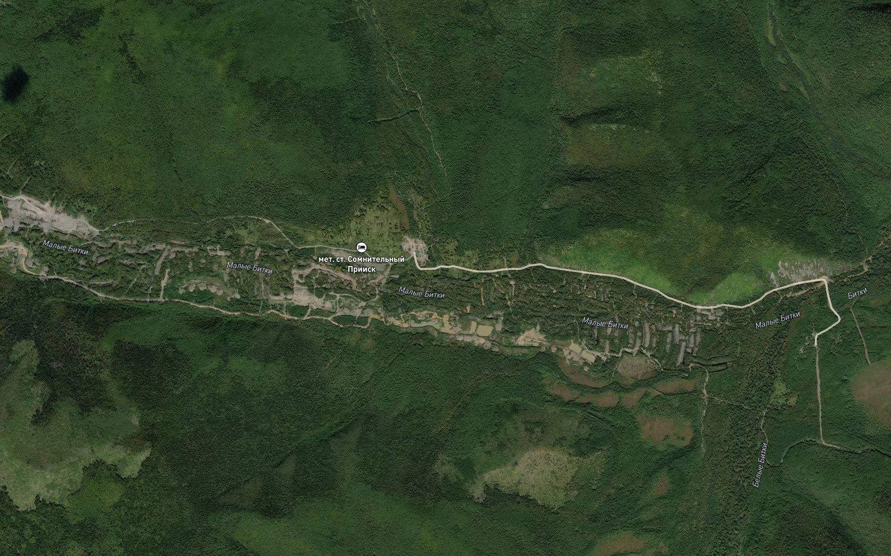 Satellite map of the Balakhoy