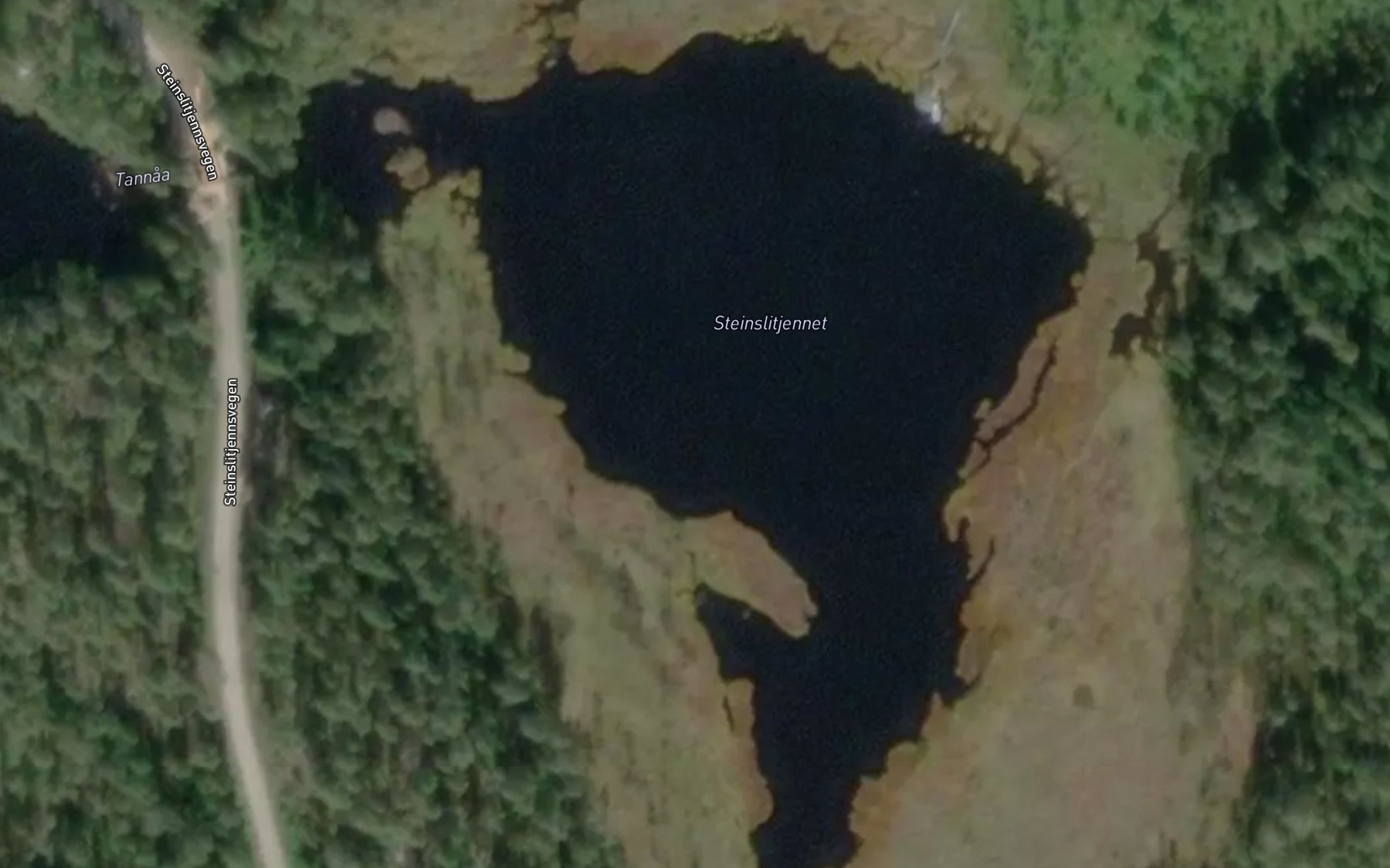 Satellite map of the Steinslitjernet