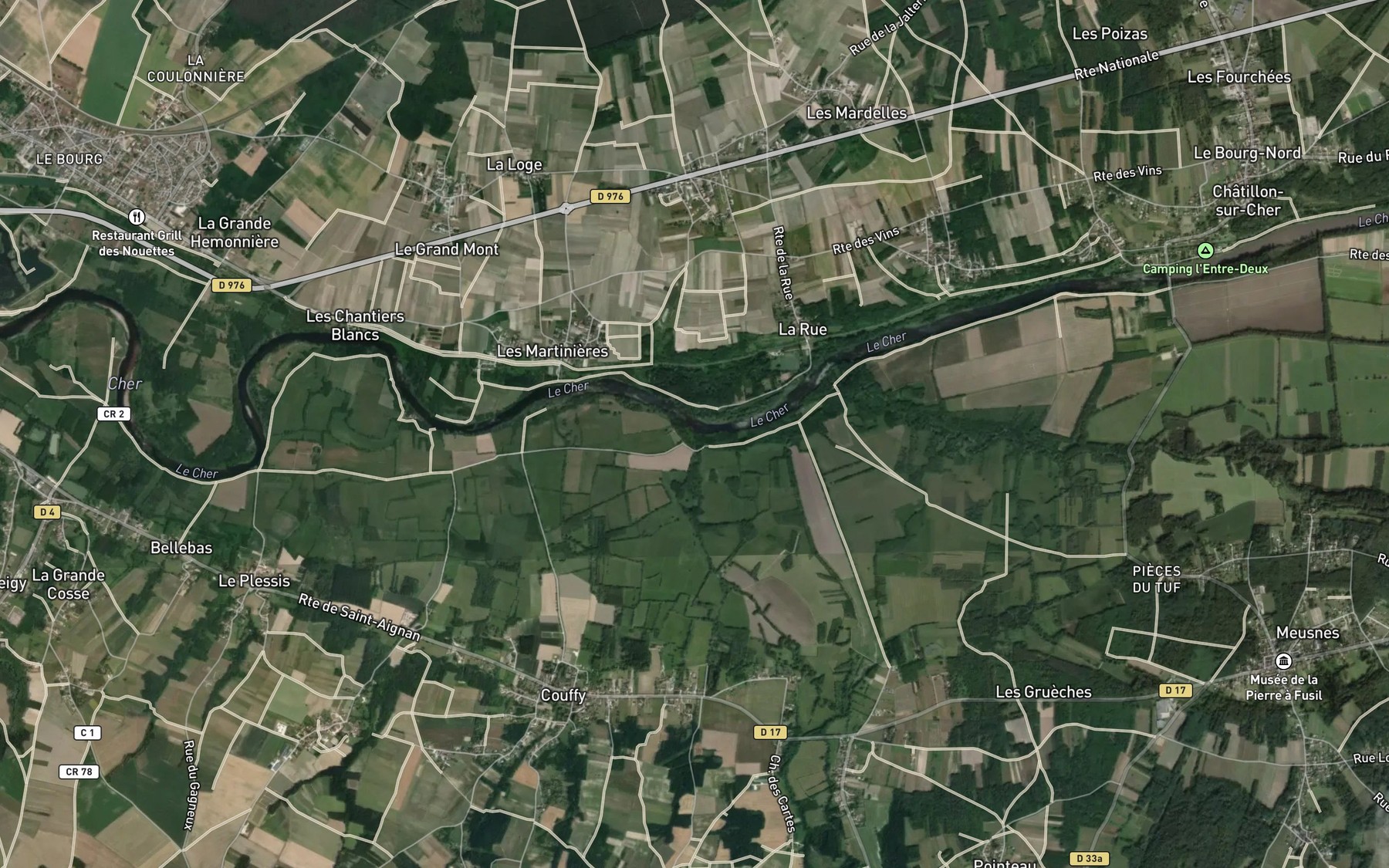 Satellite map of the Modon