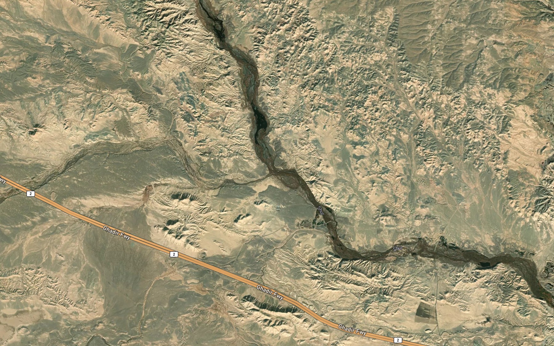Satellite map of the Rudkhaneh-ye Fasli-ye Peyk