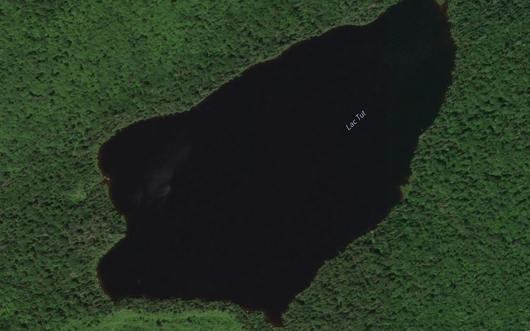 Satellite map of the Lac Tut