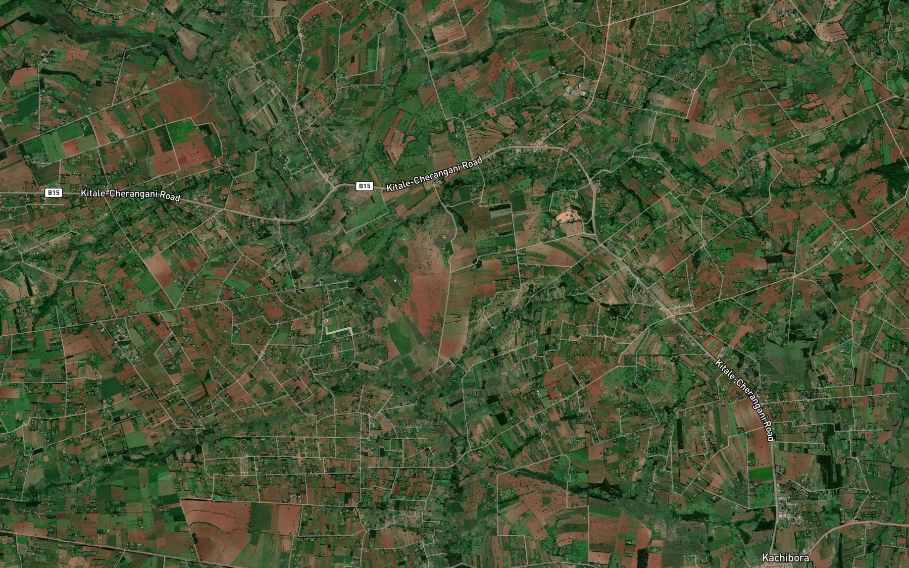Satellite map of the Karapani