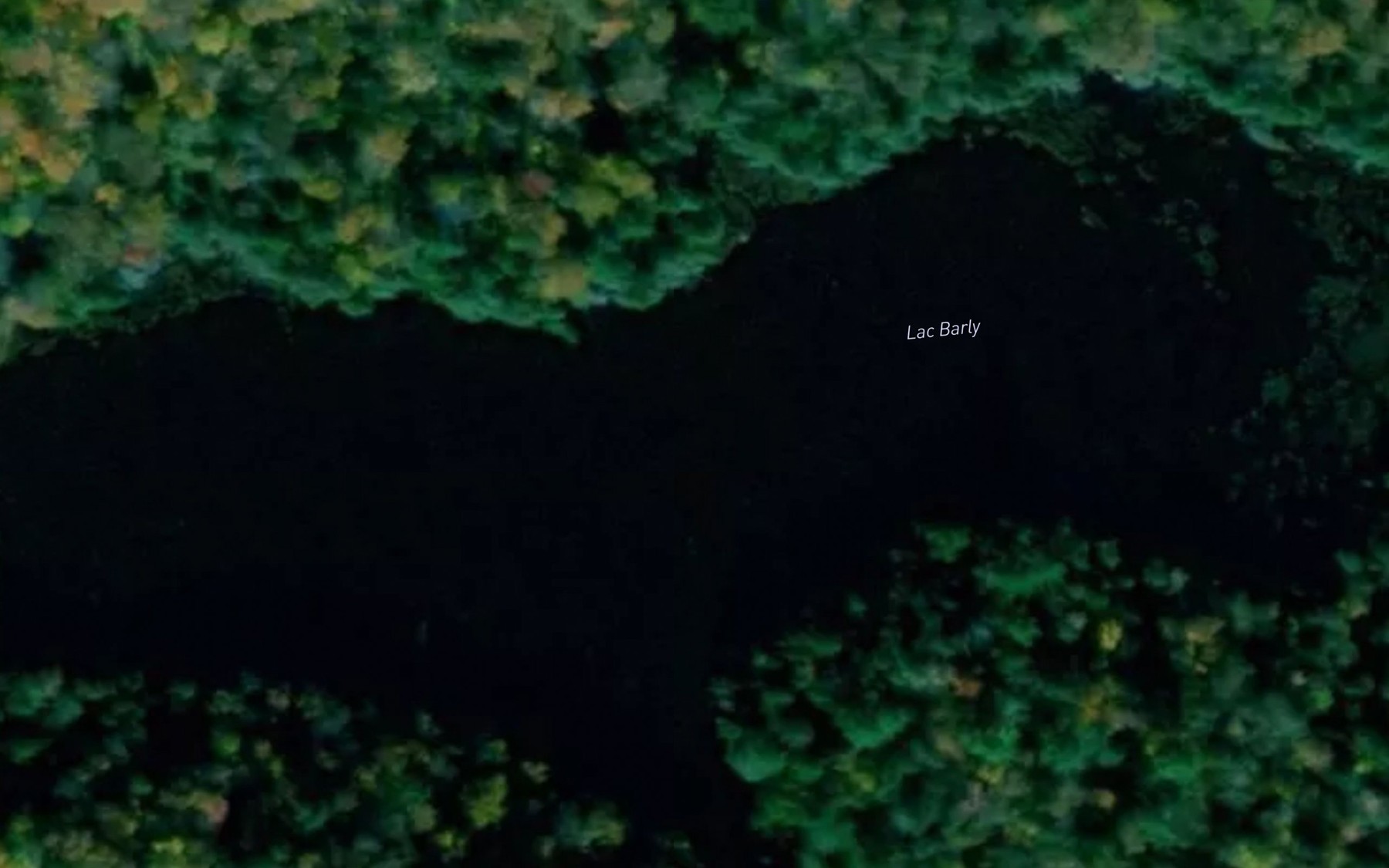 Satellite map of the Lac Barly