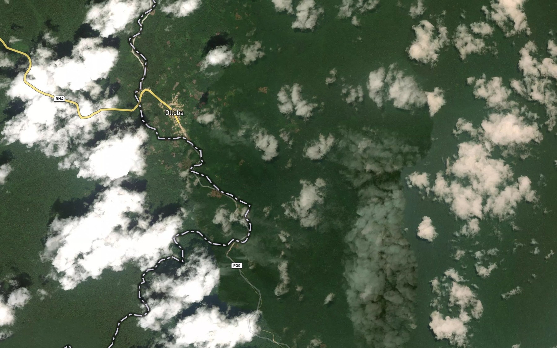 Satellite map of the Malomalo