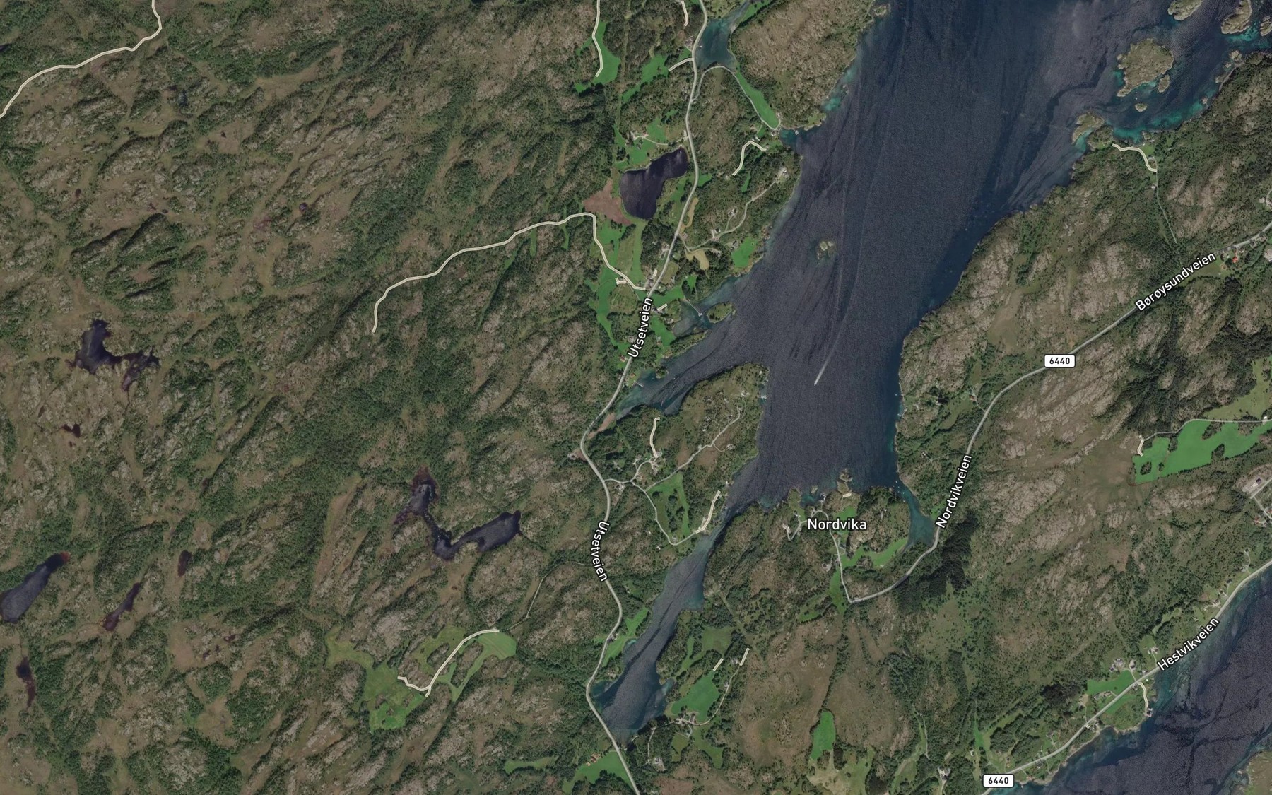 Satellite map of the Aunvagen