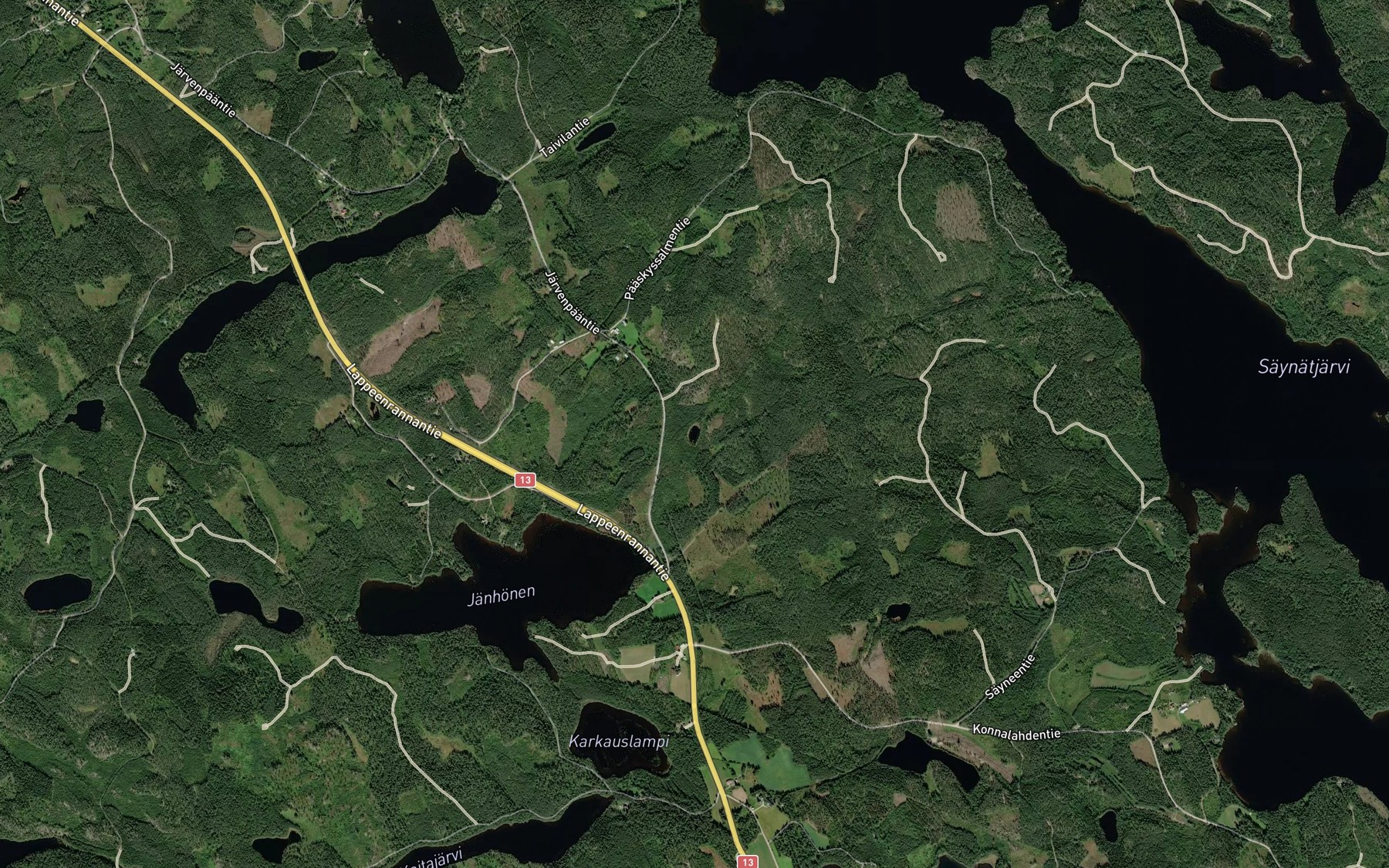 Satellite map of the Pikolampi