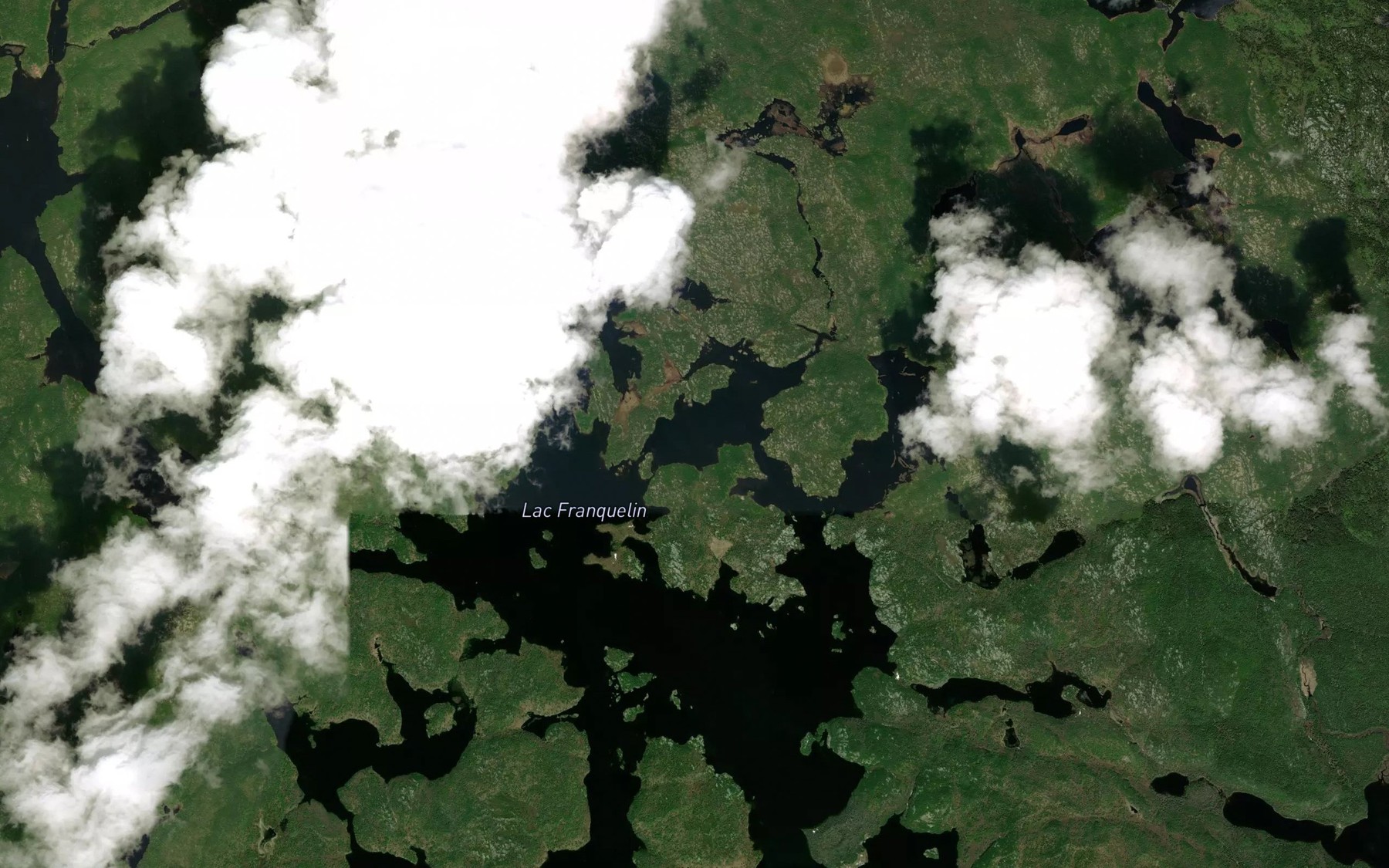 Satellite map of the Baie a Lise