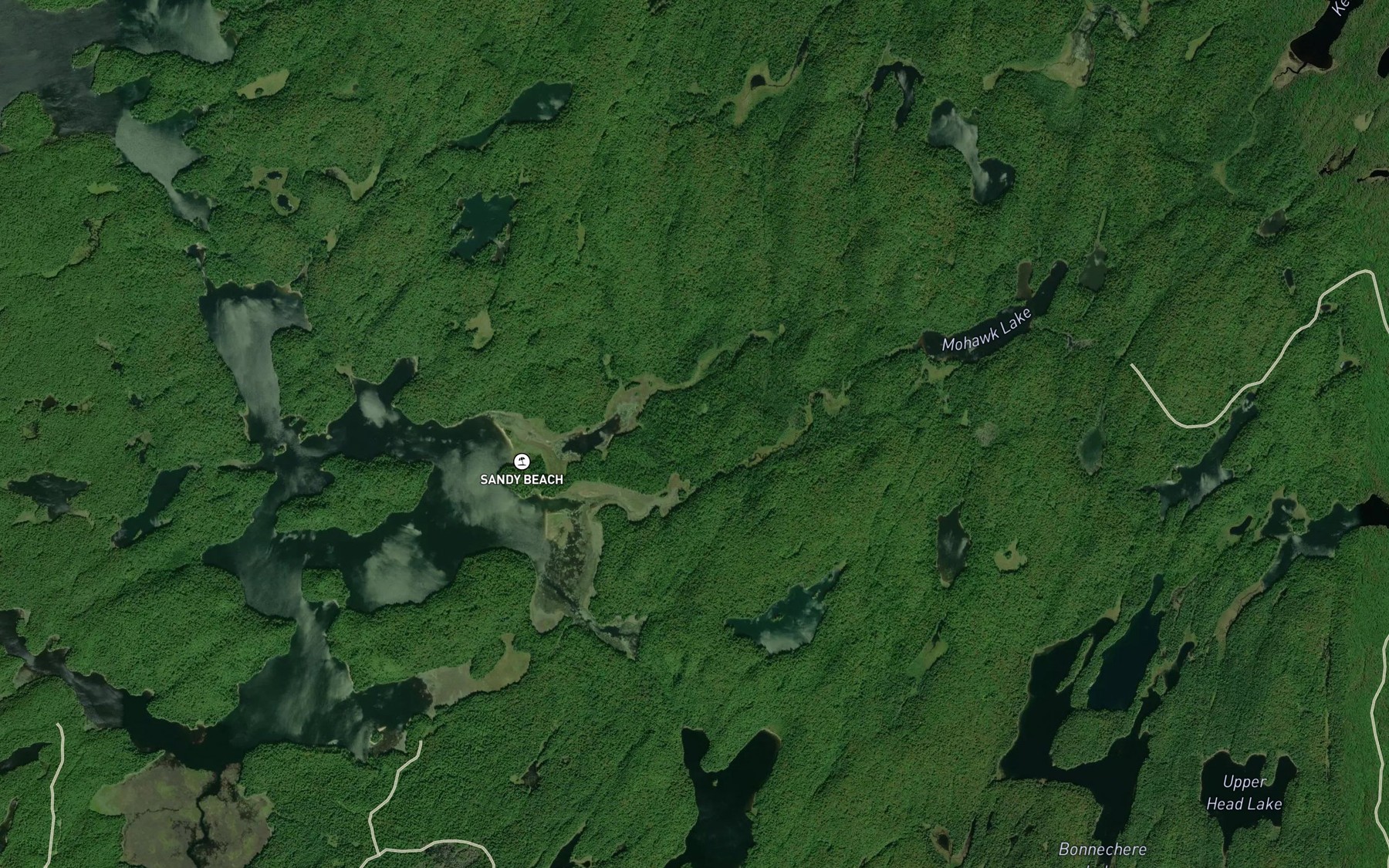 Satellite map of the Mohawk Creek