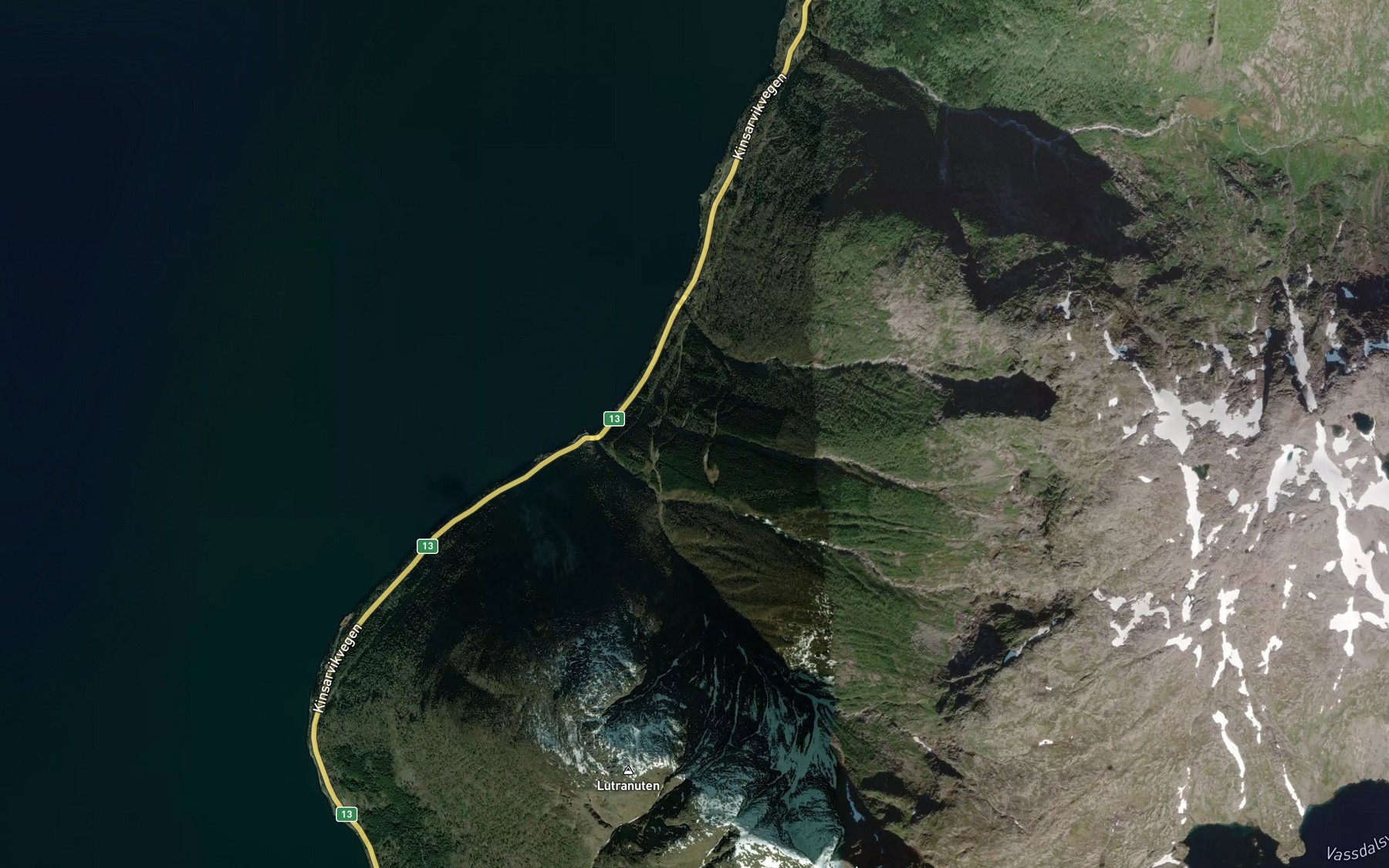 Satellite map of the Maurelvi