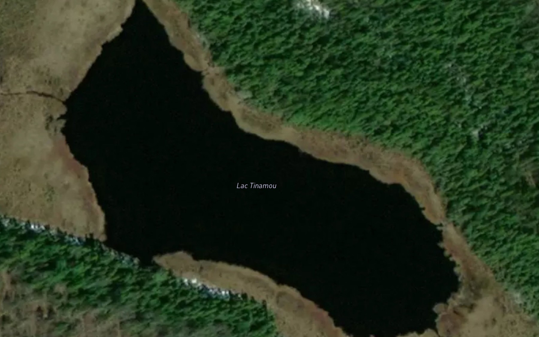 Satellite map of the Lac Tinamou