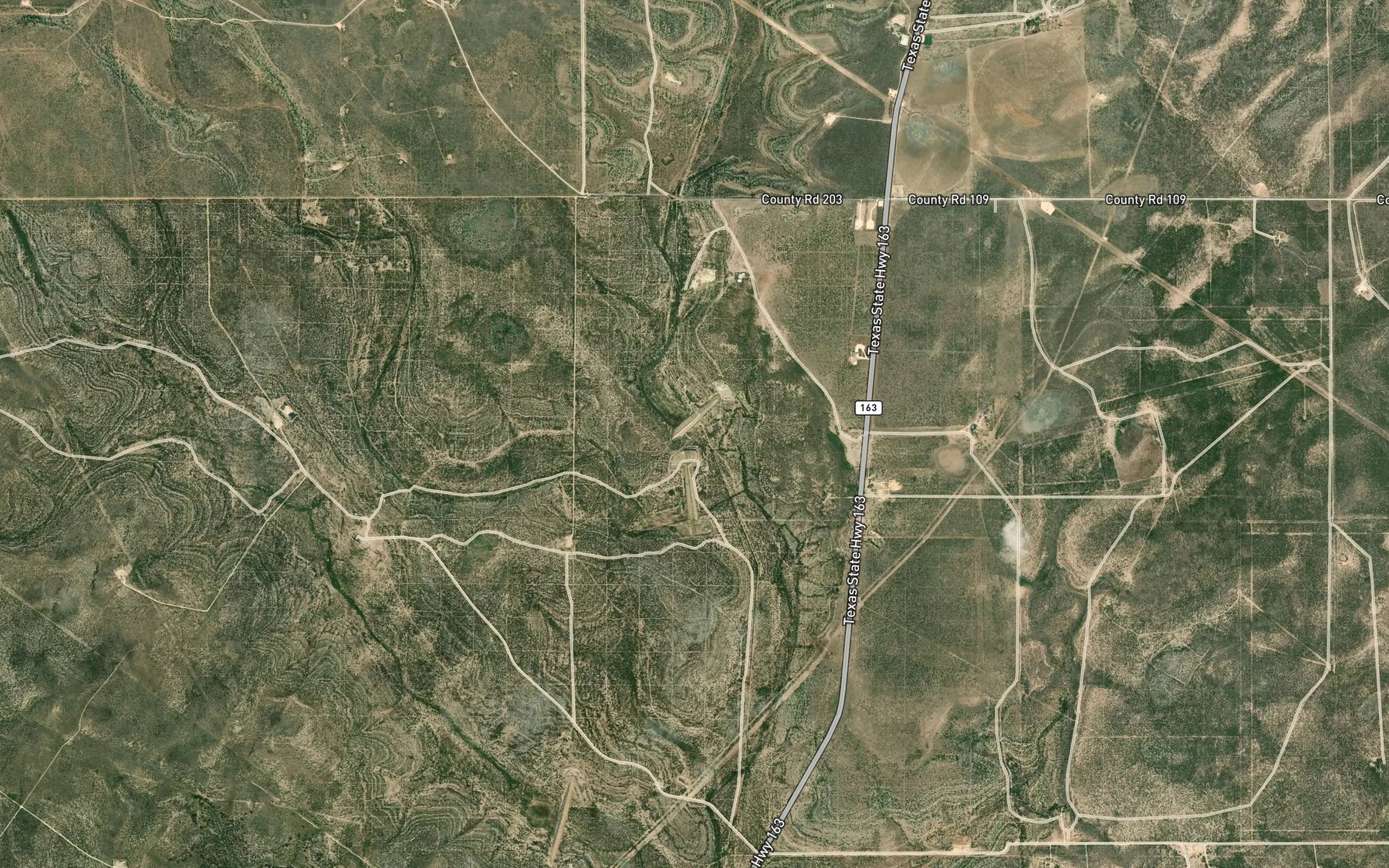 Satellite map of the Soil Conservation Service Site 2 Reservoir