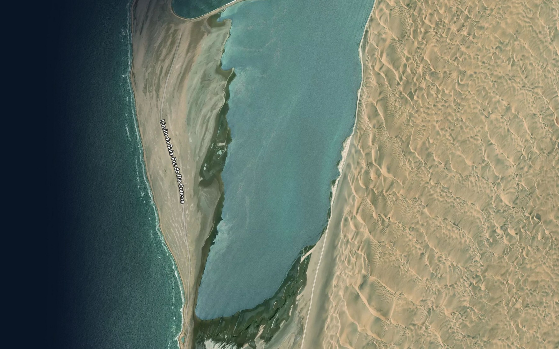 Satellite map of the Saco dos Tigres