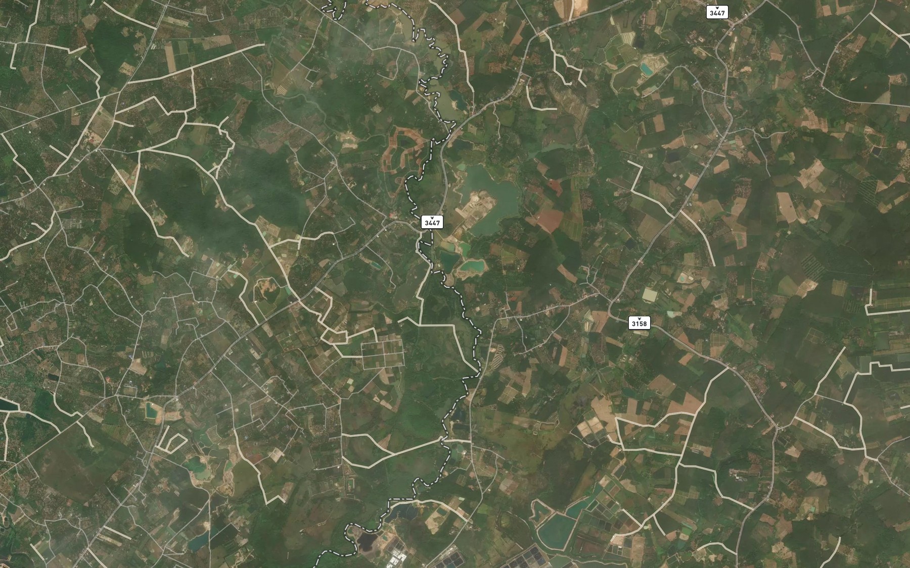 Satellite map of the Khlong Chung
