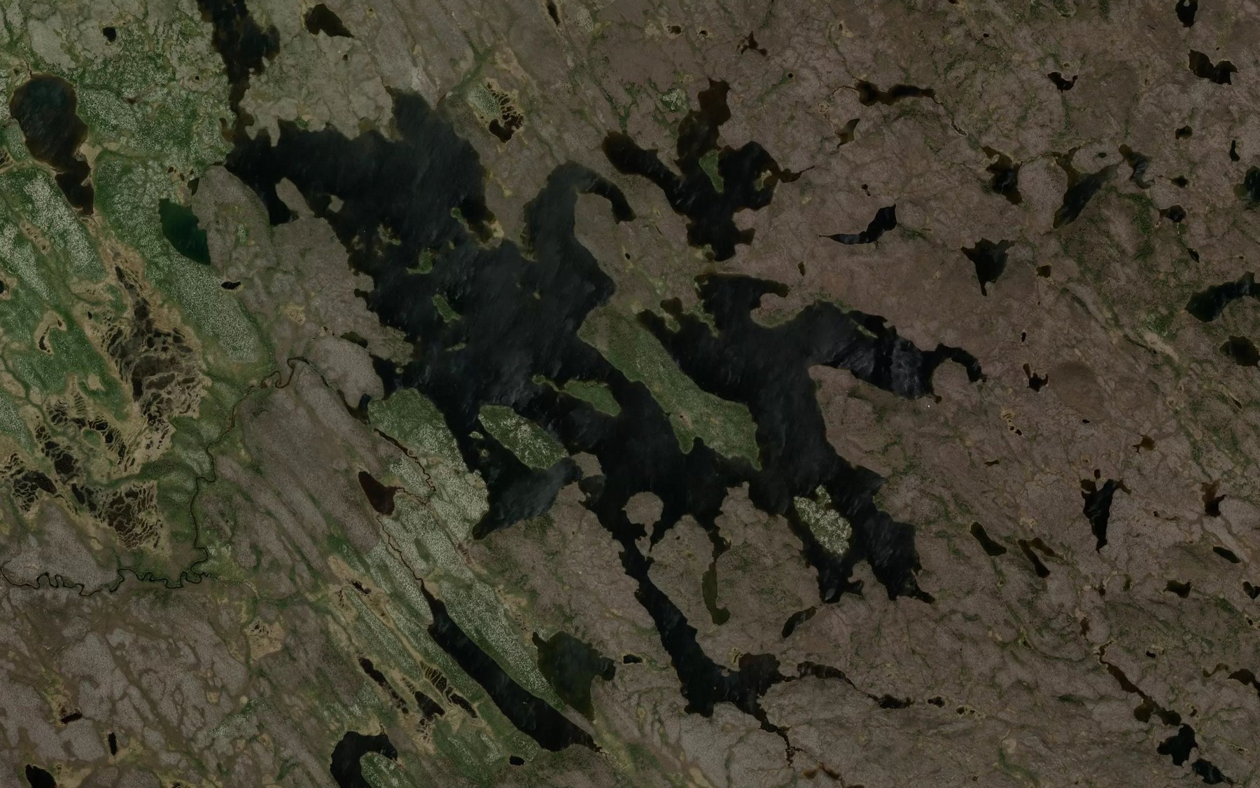 Satellite map of the Lac Dolbel