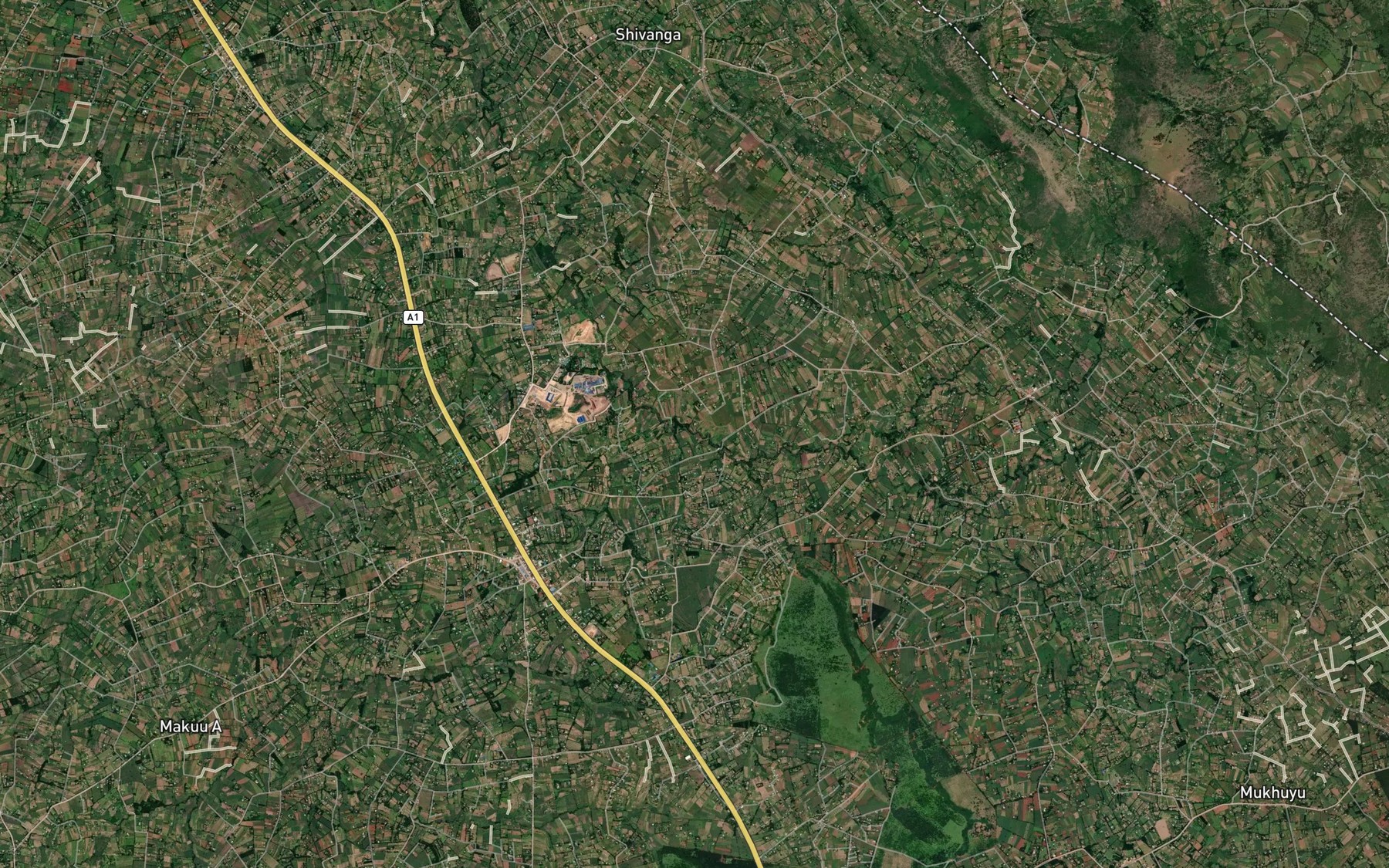 Satellite map of the Matiti