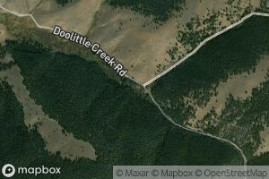 Satellite map of the North Fork Doolittle Fork Creek