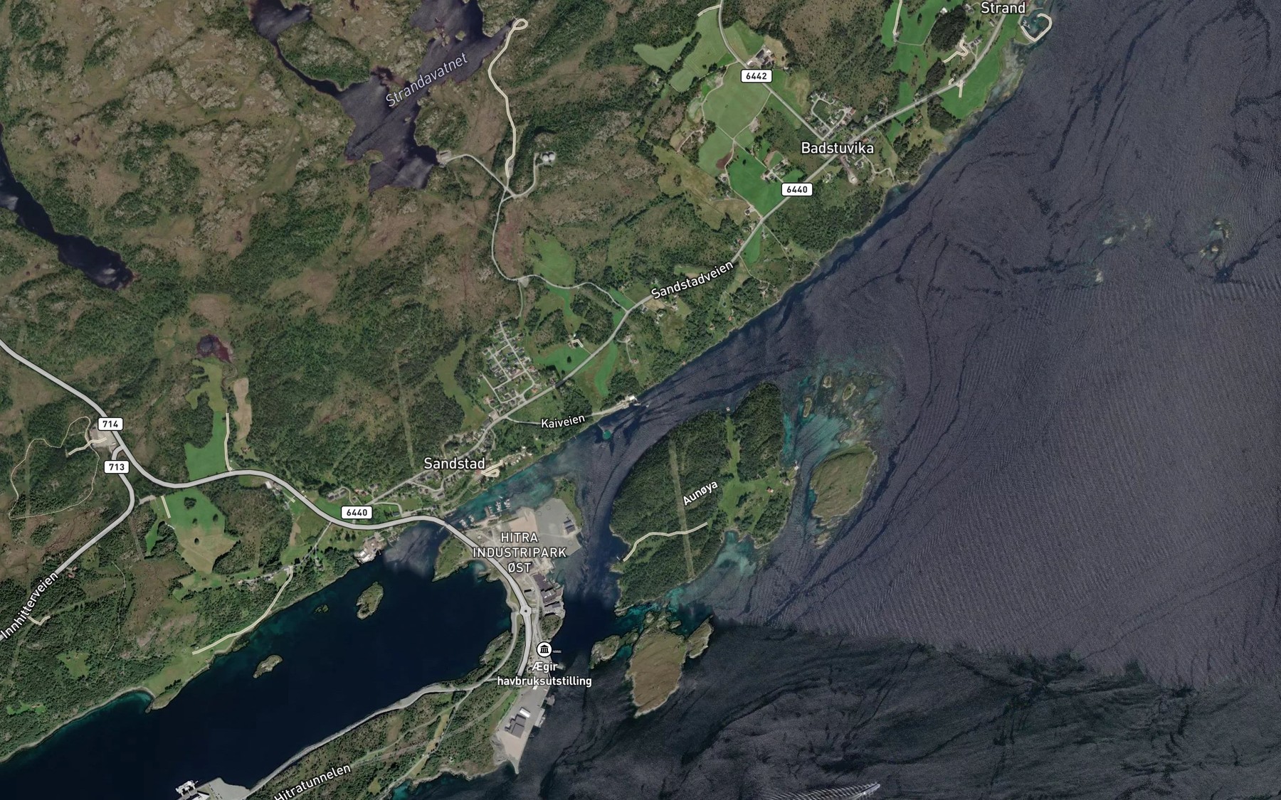 Satellite map of the Matvika