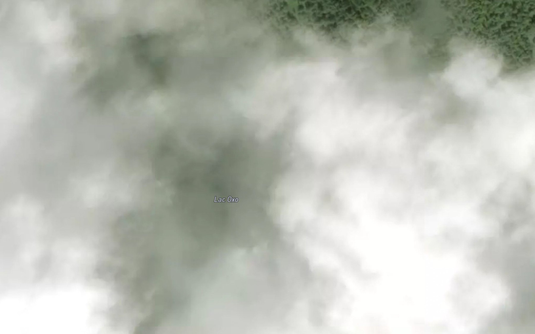Satellite map of the Lac Oxo
