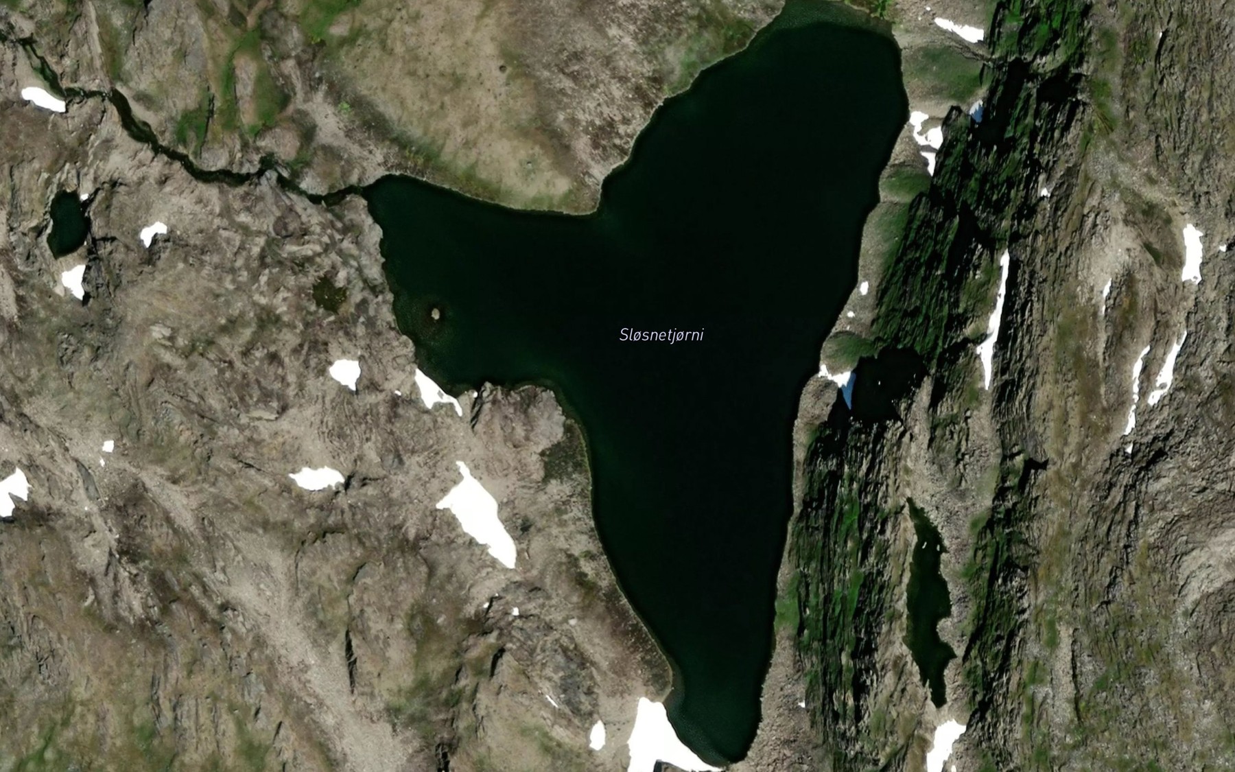 Satellite map of the Slosnetjorni