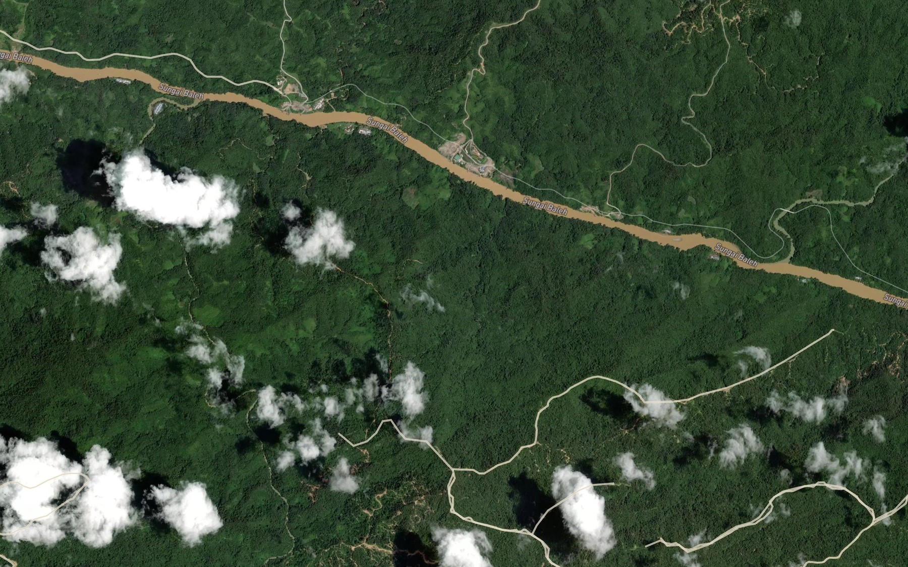 Satellite map of the Sungai Wong