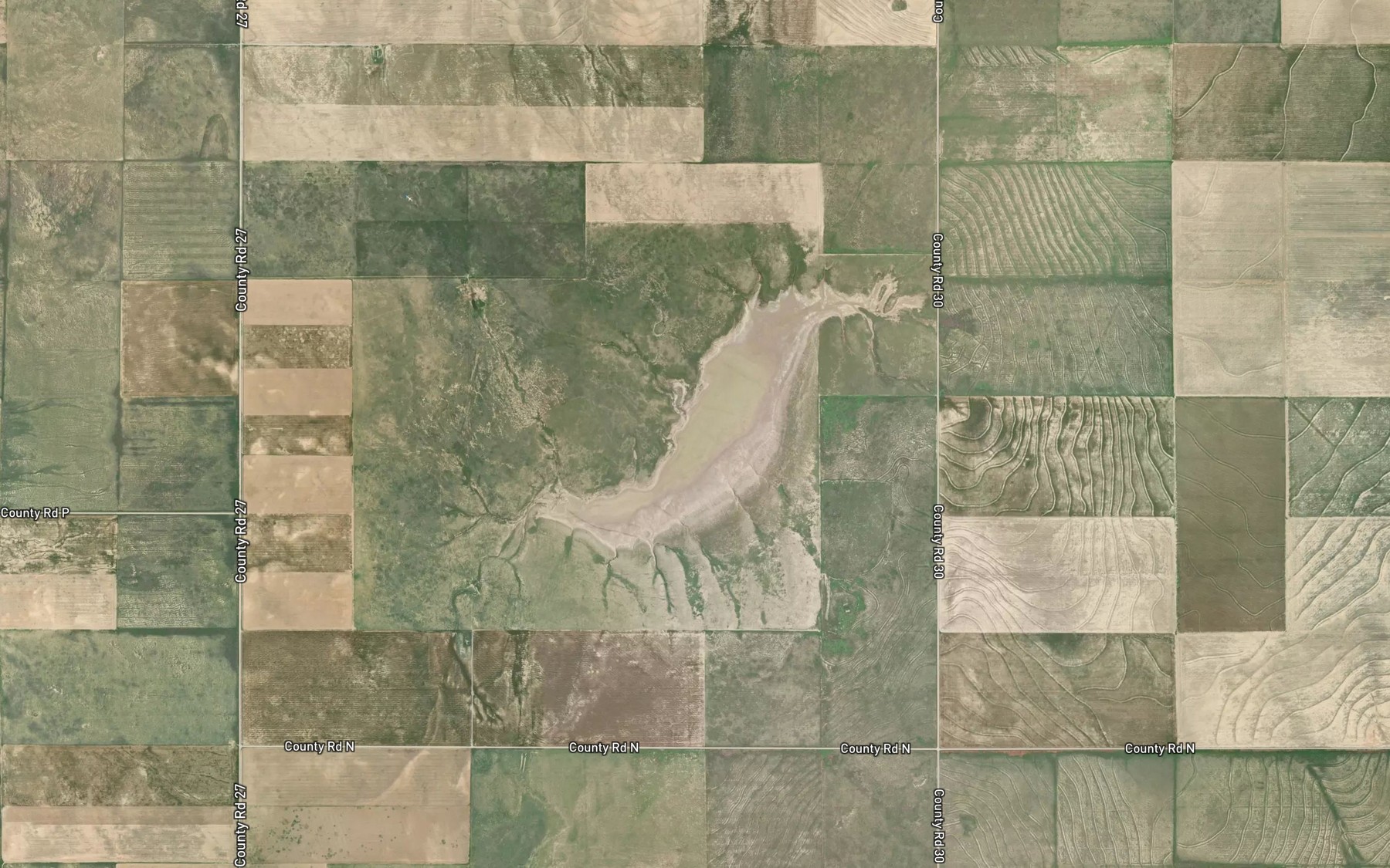 Satellite map of the Salt Lake