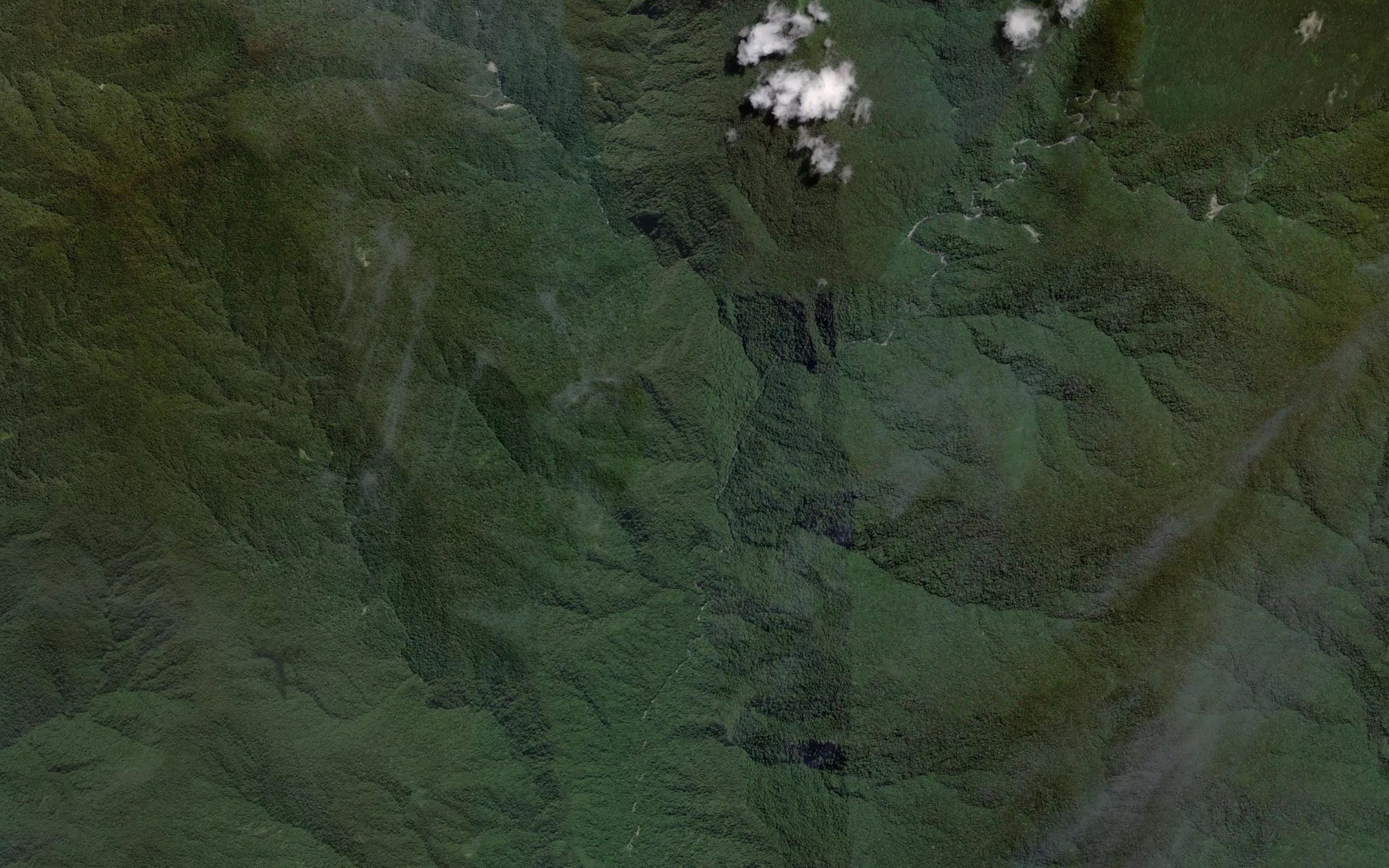 Satellite map of the Naurobegai Creek
