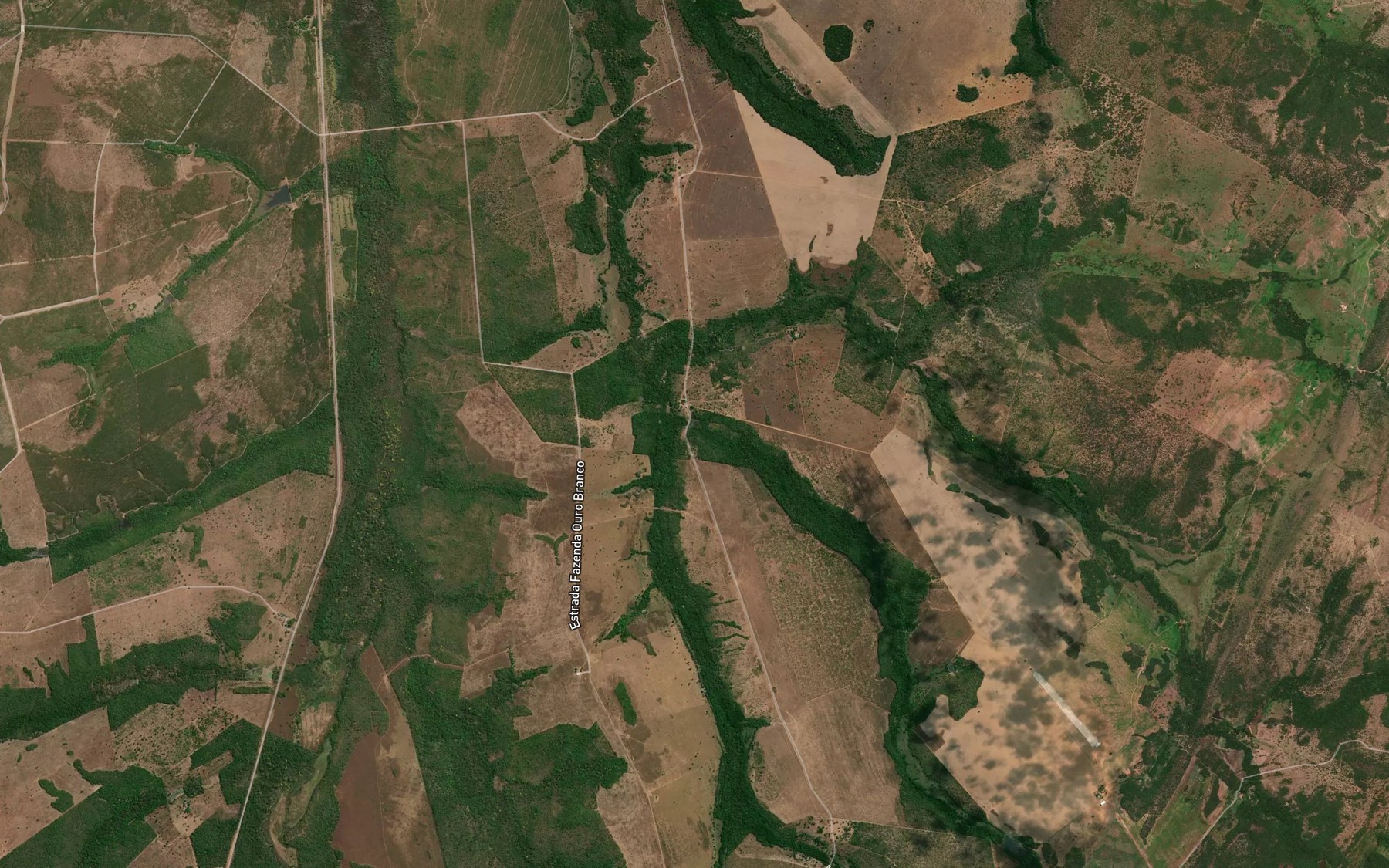 Satellite map of the Corrego Serrinha