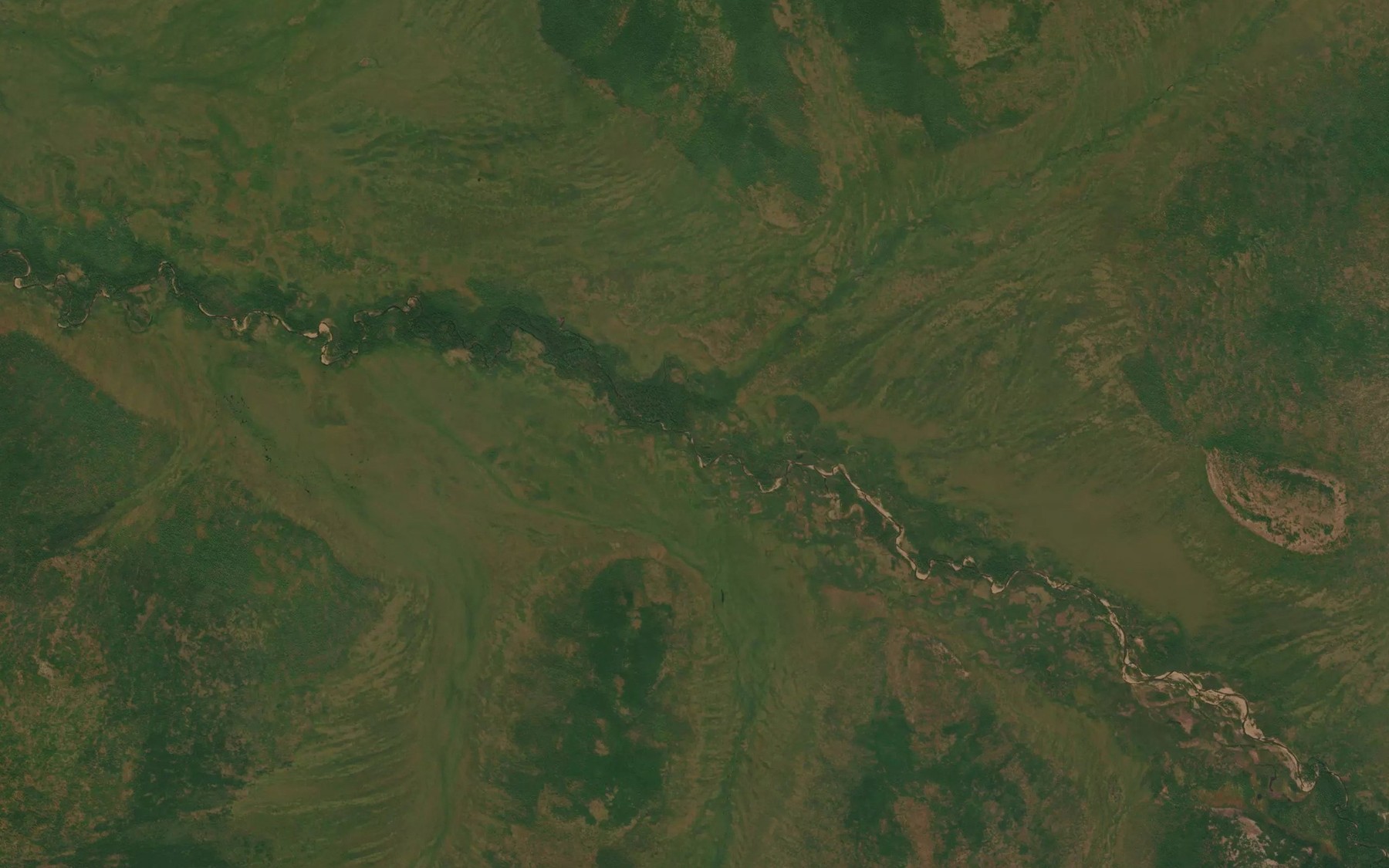 Satellite map of the Kurtuyakh