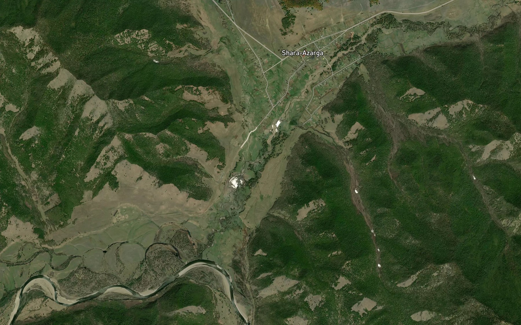 Satellite map of the Balagatuy
