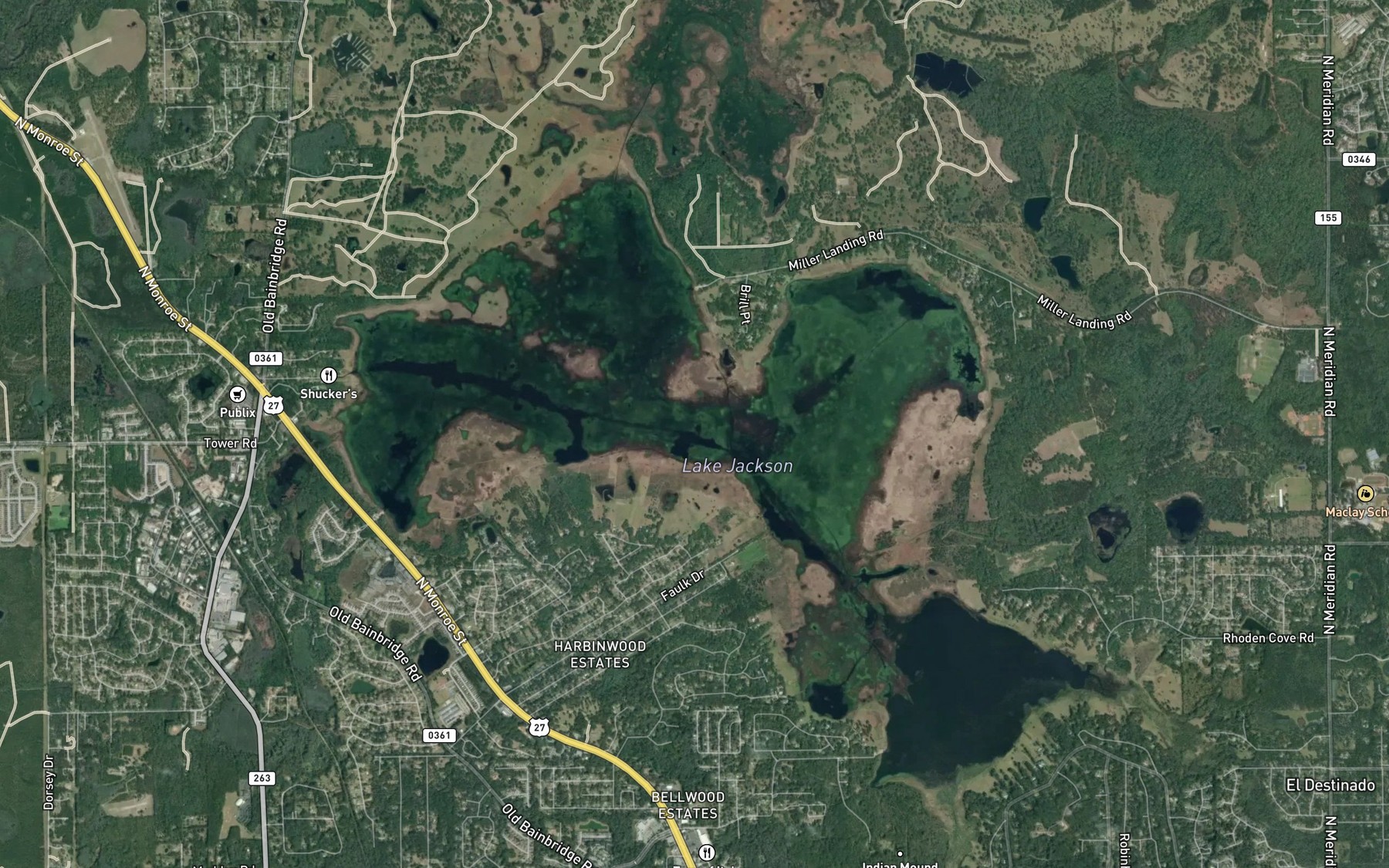 Satellite map of the Center part