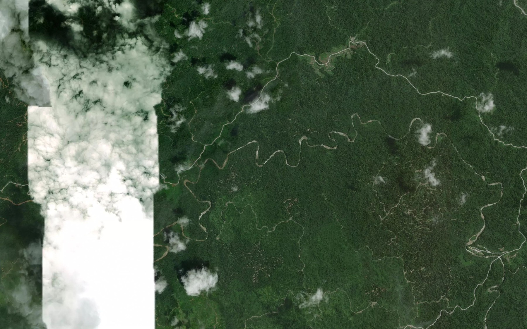 Satellite map of the Sungai Balamin