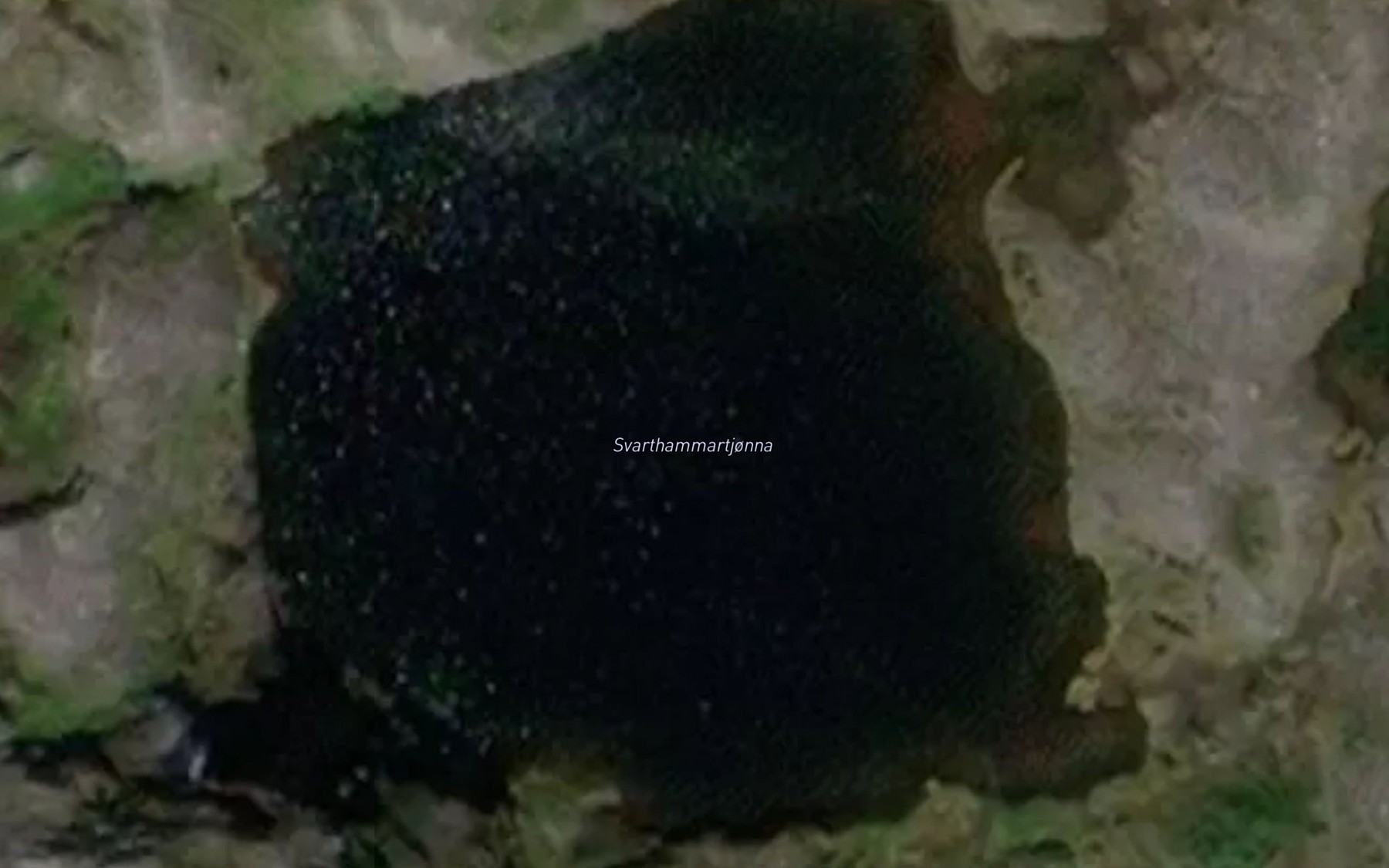 Satellite map of the Svarthammartjonna