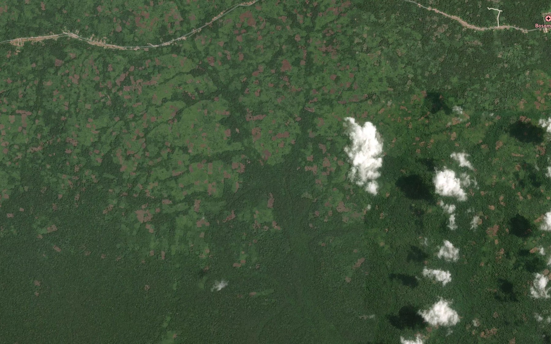 Satellite map of the Malukamambenga