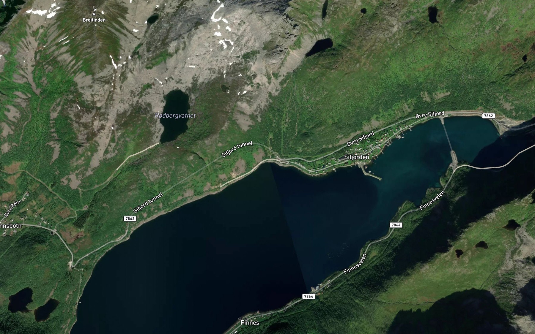 Satellite map of the Holla