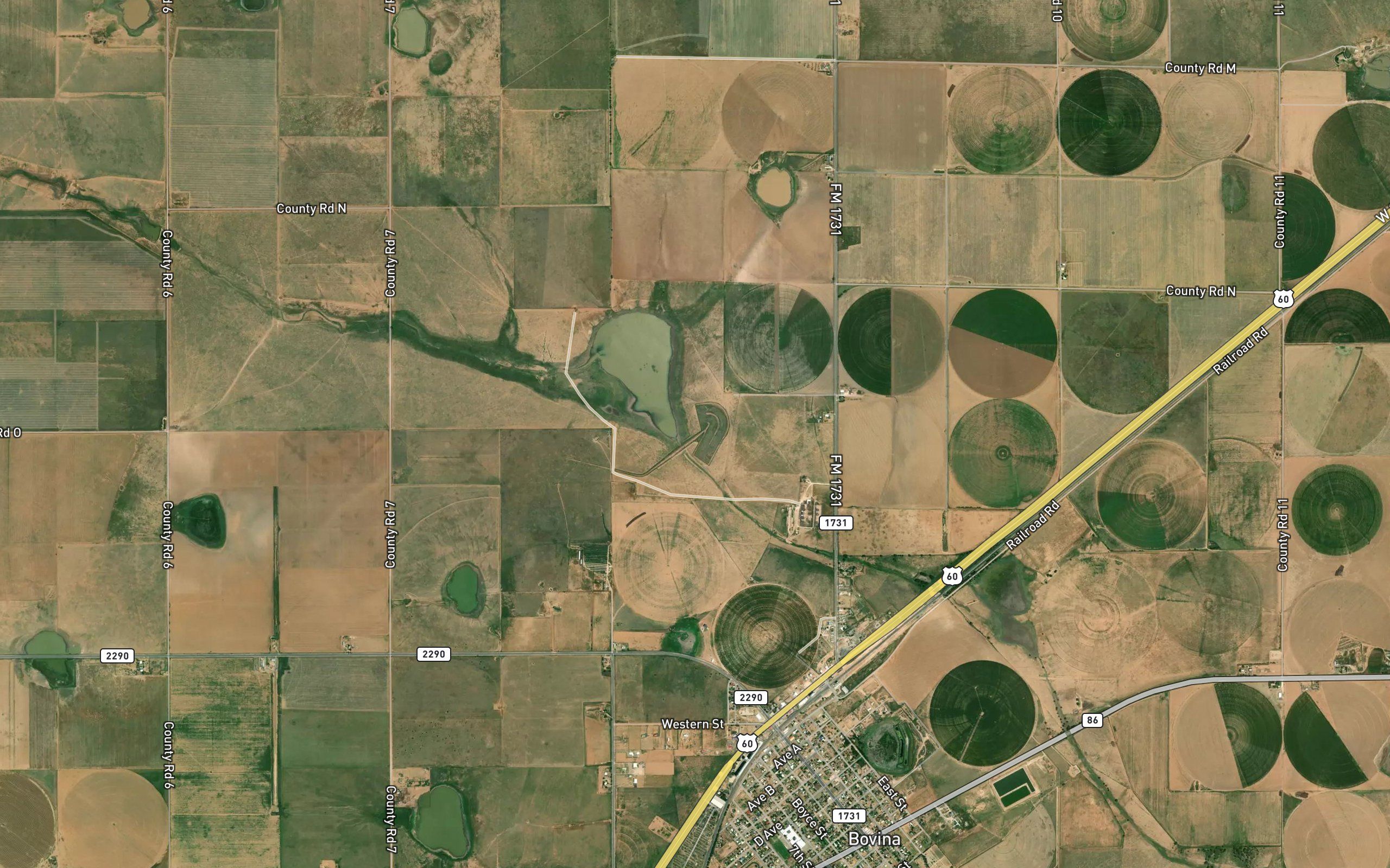 Soil Conservation Service Site 2 Reservoir