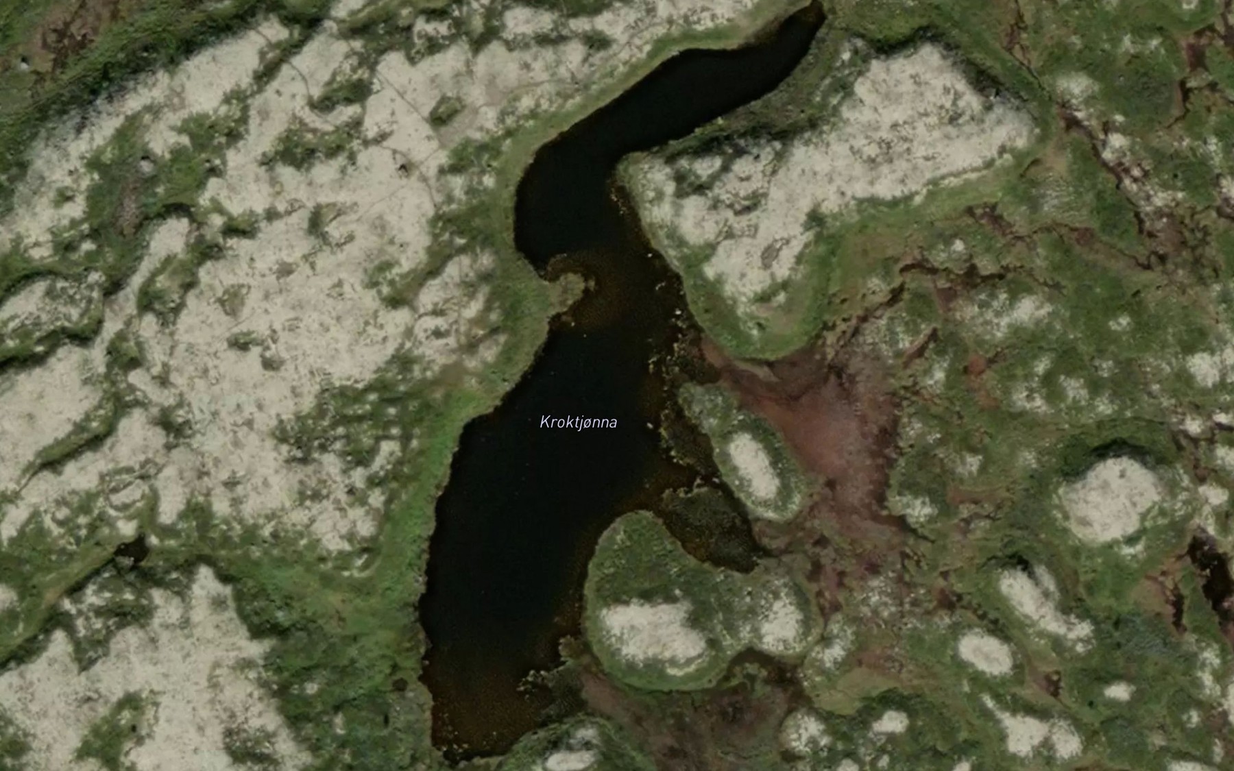 Satellite map of the Kroktjorna