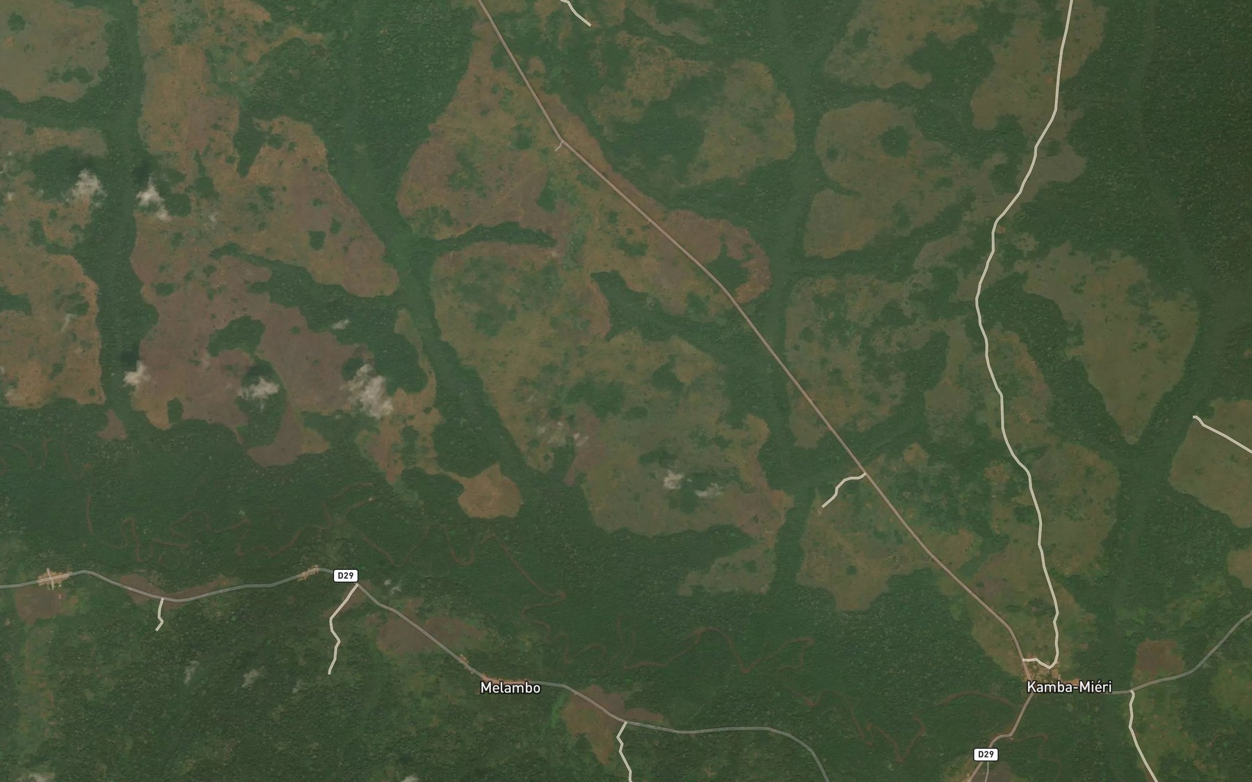 Satellite map of the koba