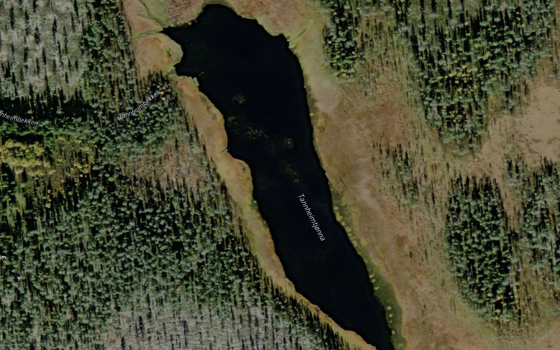 Satellite map of the Tannatjonna