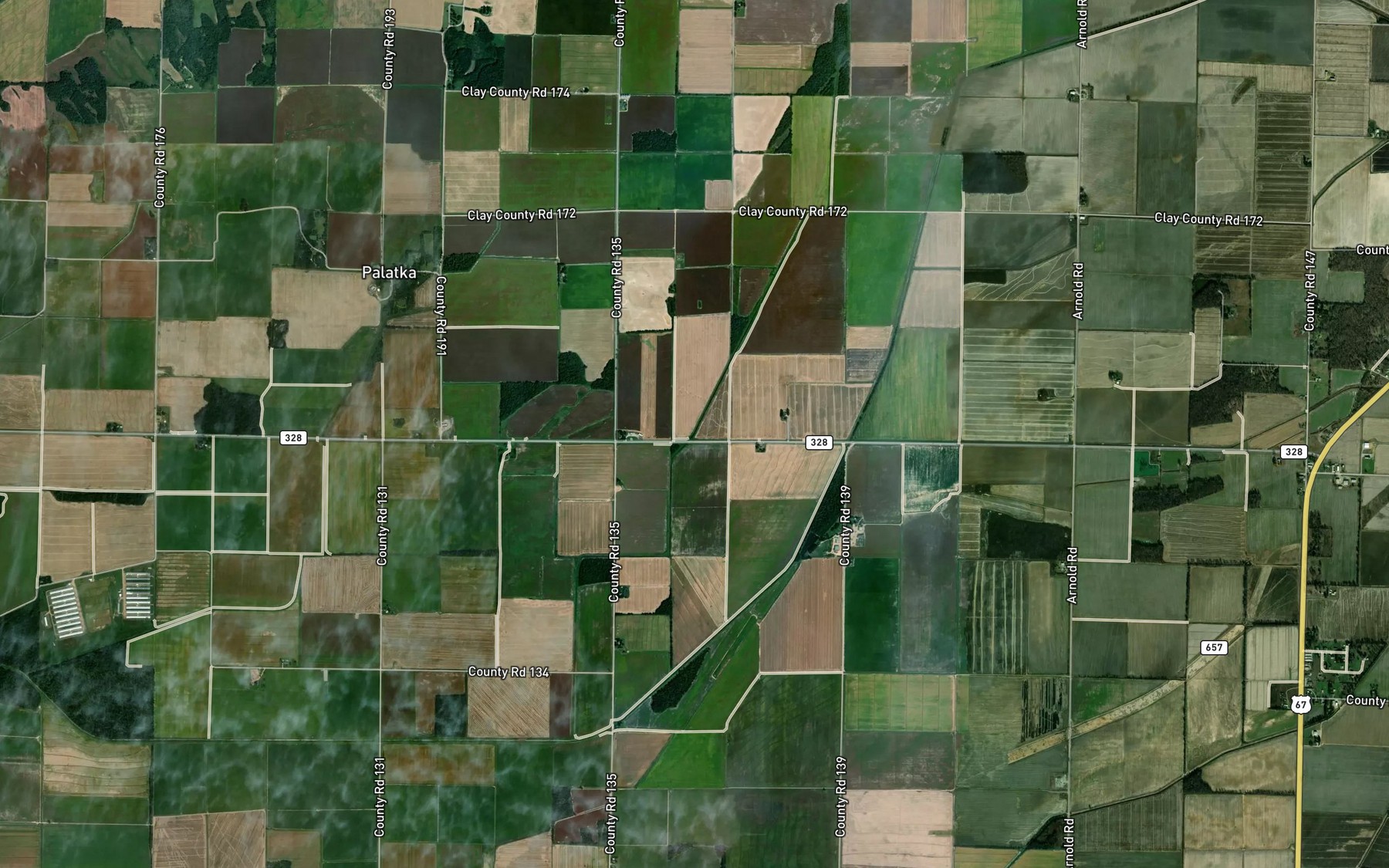 Satellite map of the Townsend Lateral