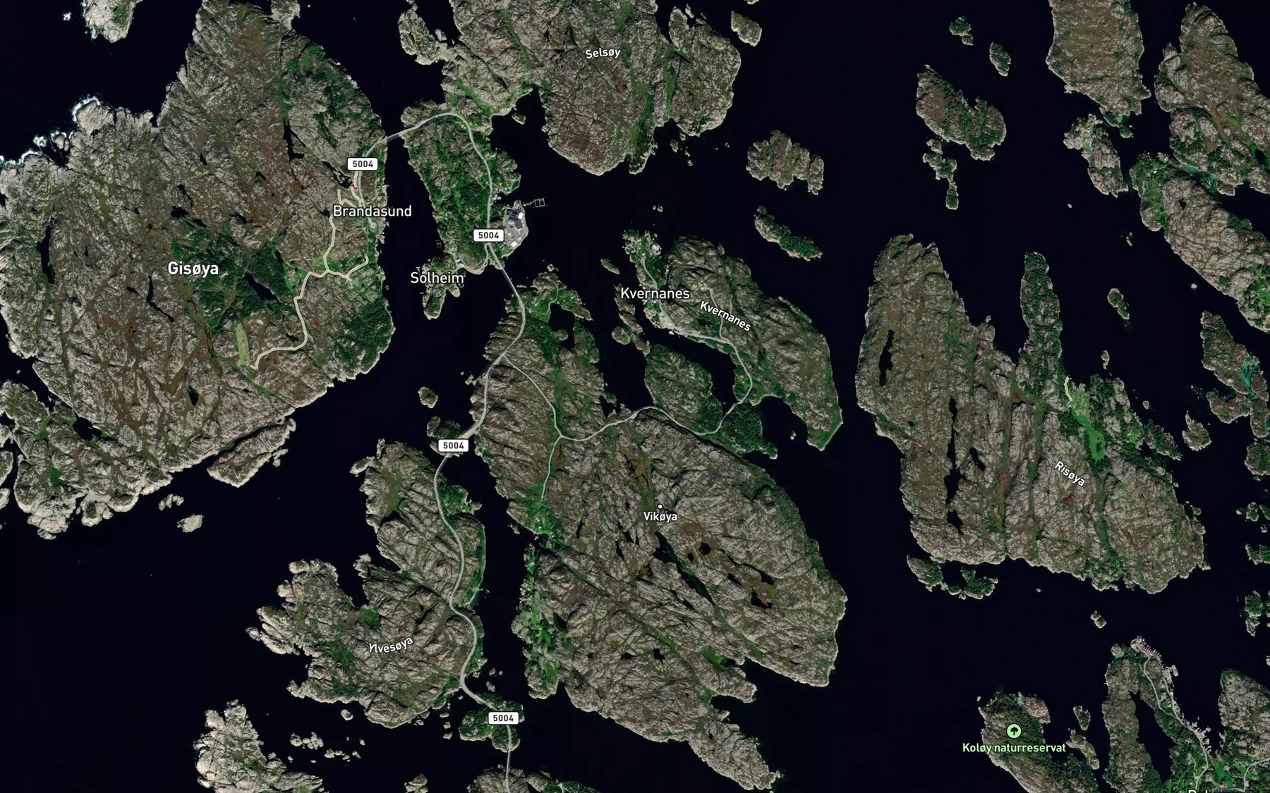Satellite map of the Lusapollen