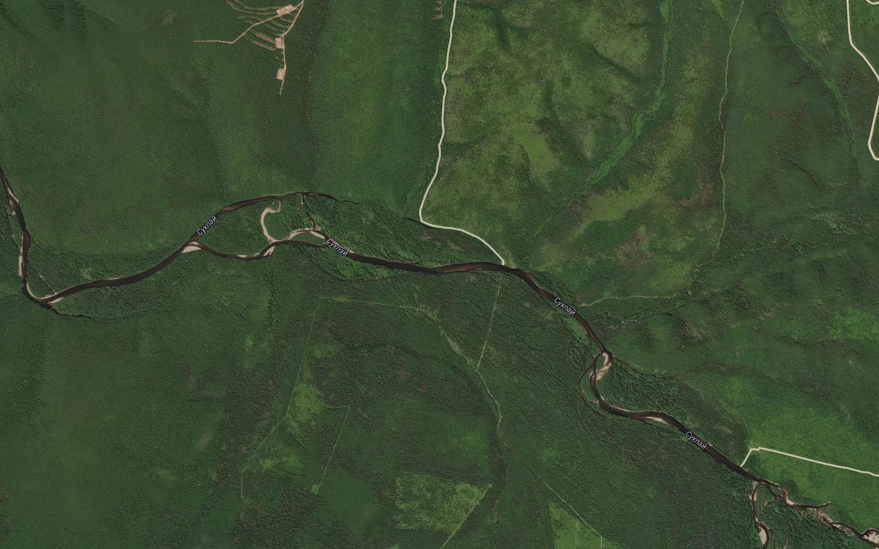 Satellite map of the Kholodnyy