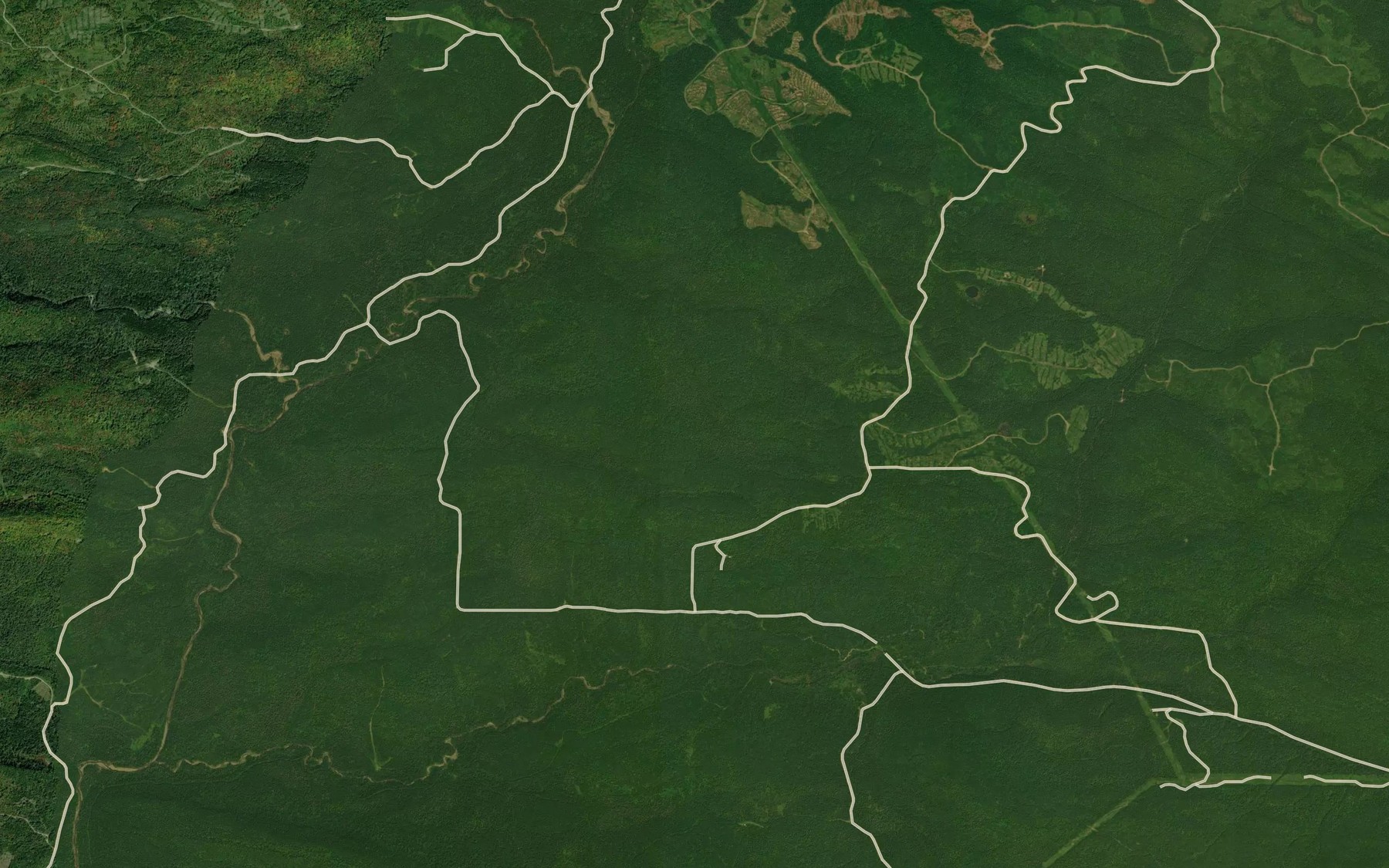 Satellite map of the Coulee a Scott