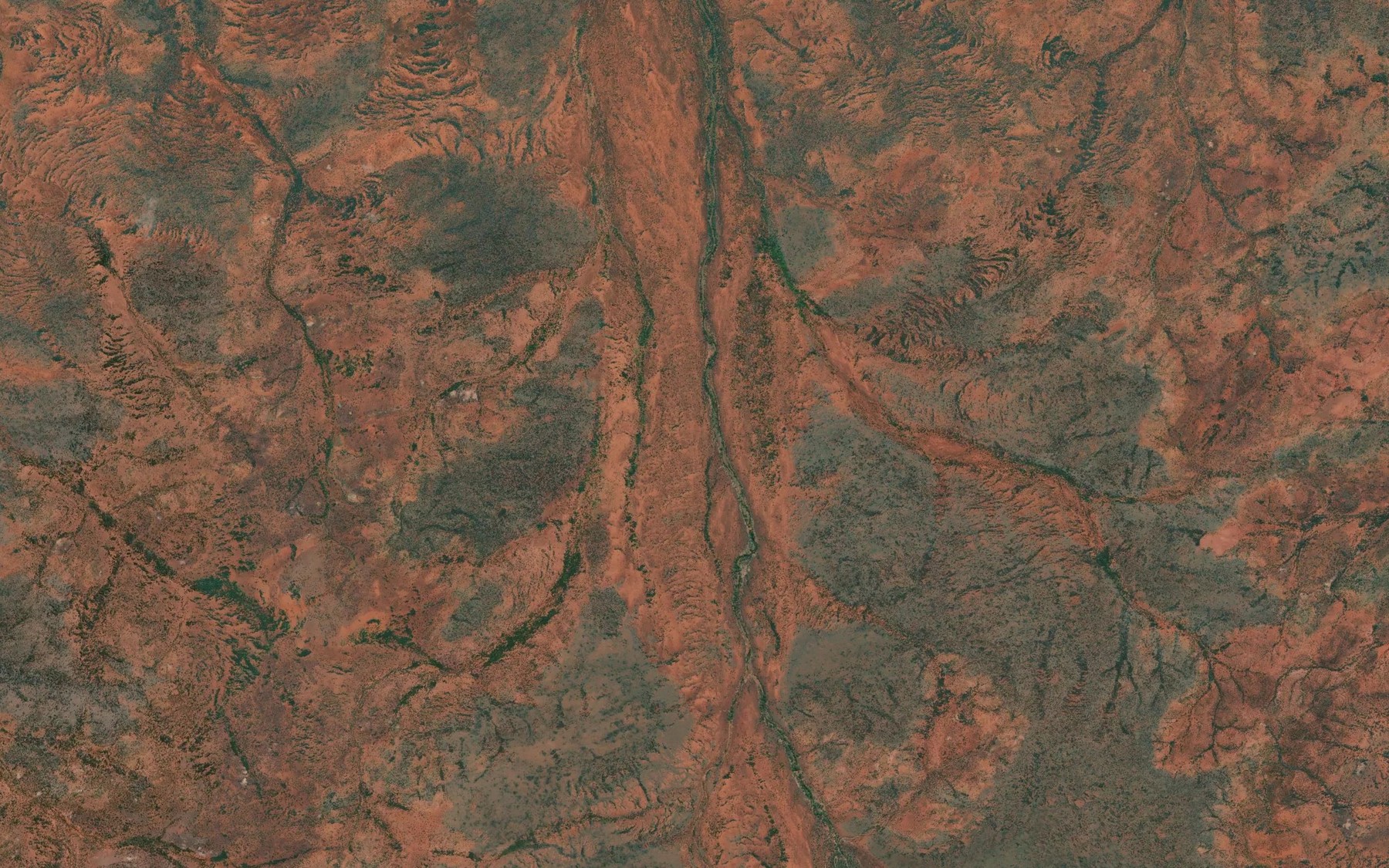 Satellite map of the Yerrida Spring